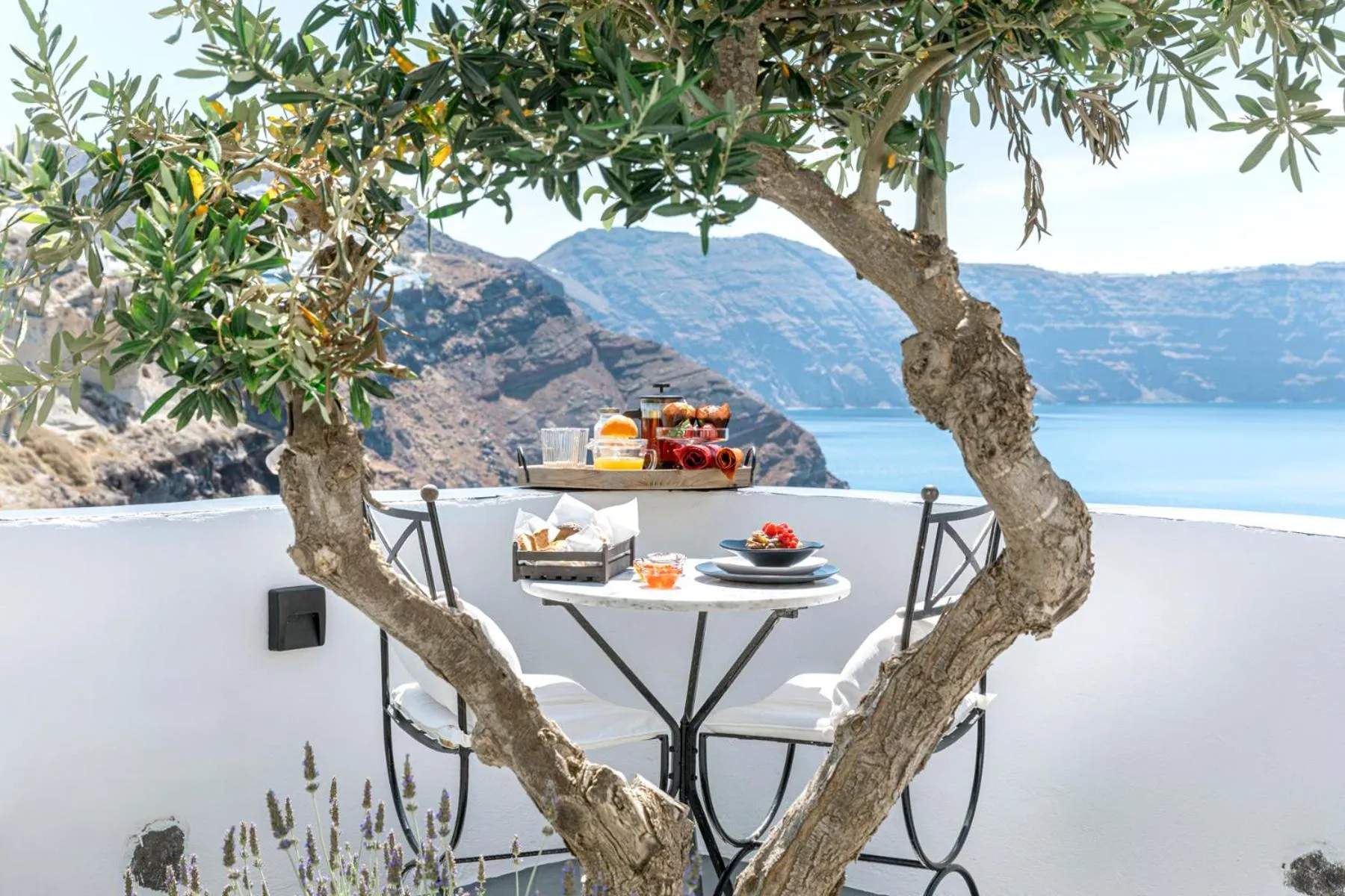 Balcony/Terrace in Pearl of Caldera Oia - Boutique Hotel by Pearl Hotel Collection