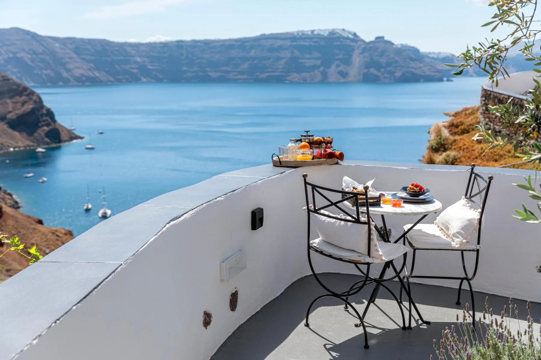 Balcony/Terrace in Pearl of Caldera Oia - Boutique Hotel by Pearl Hotel Collection