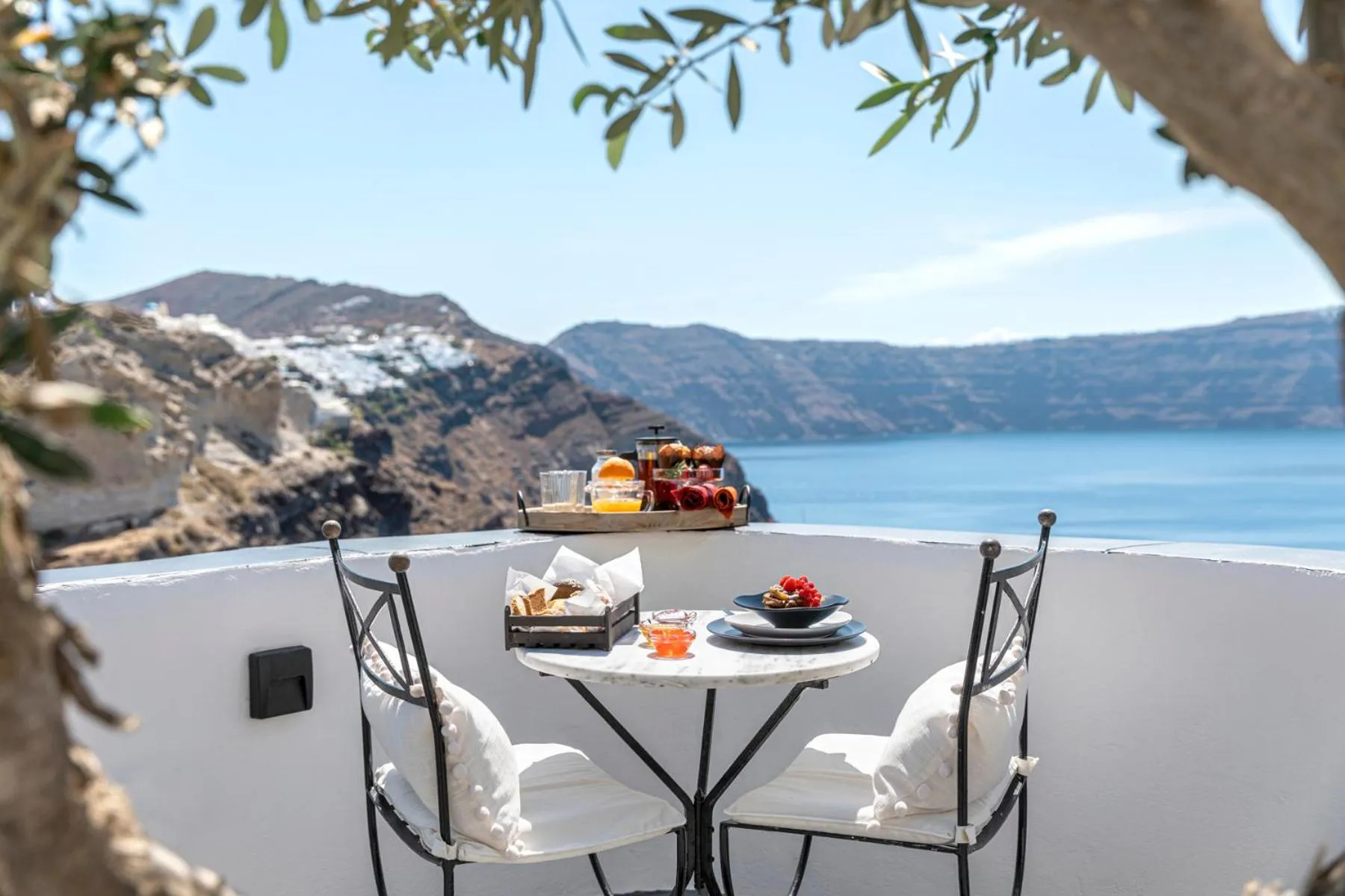 Balcony/Terrace in Pearl of Caldera Oia - Boutique Hotel by Pearl Hotel Collection