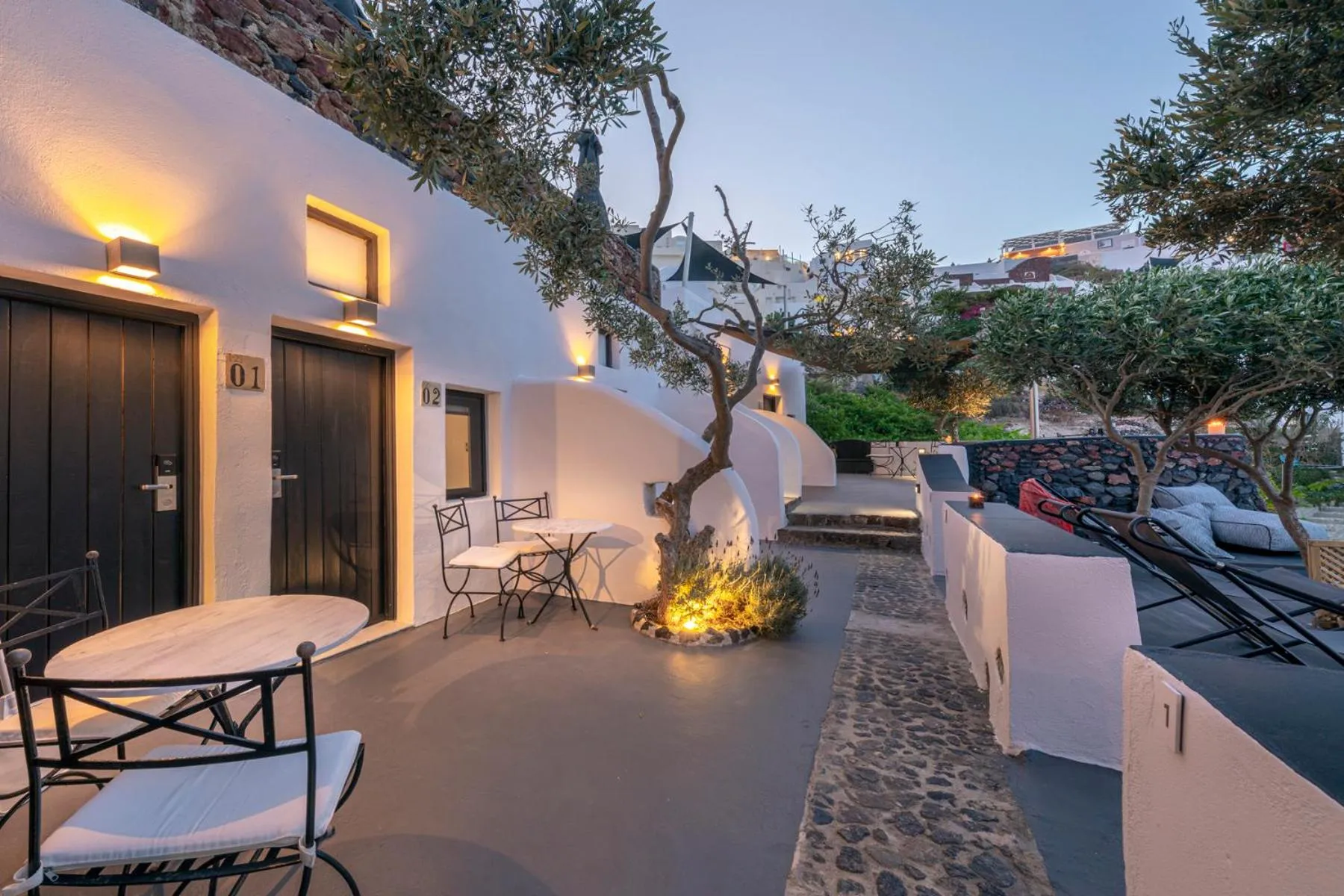 Balcony/Terrace in Pearl of Caldera Oia - Boutique Hotel by Pearl Hotel Collection