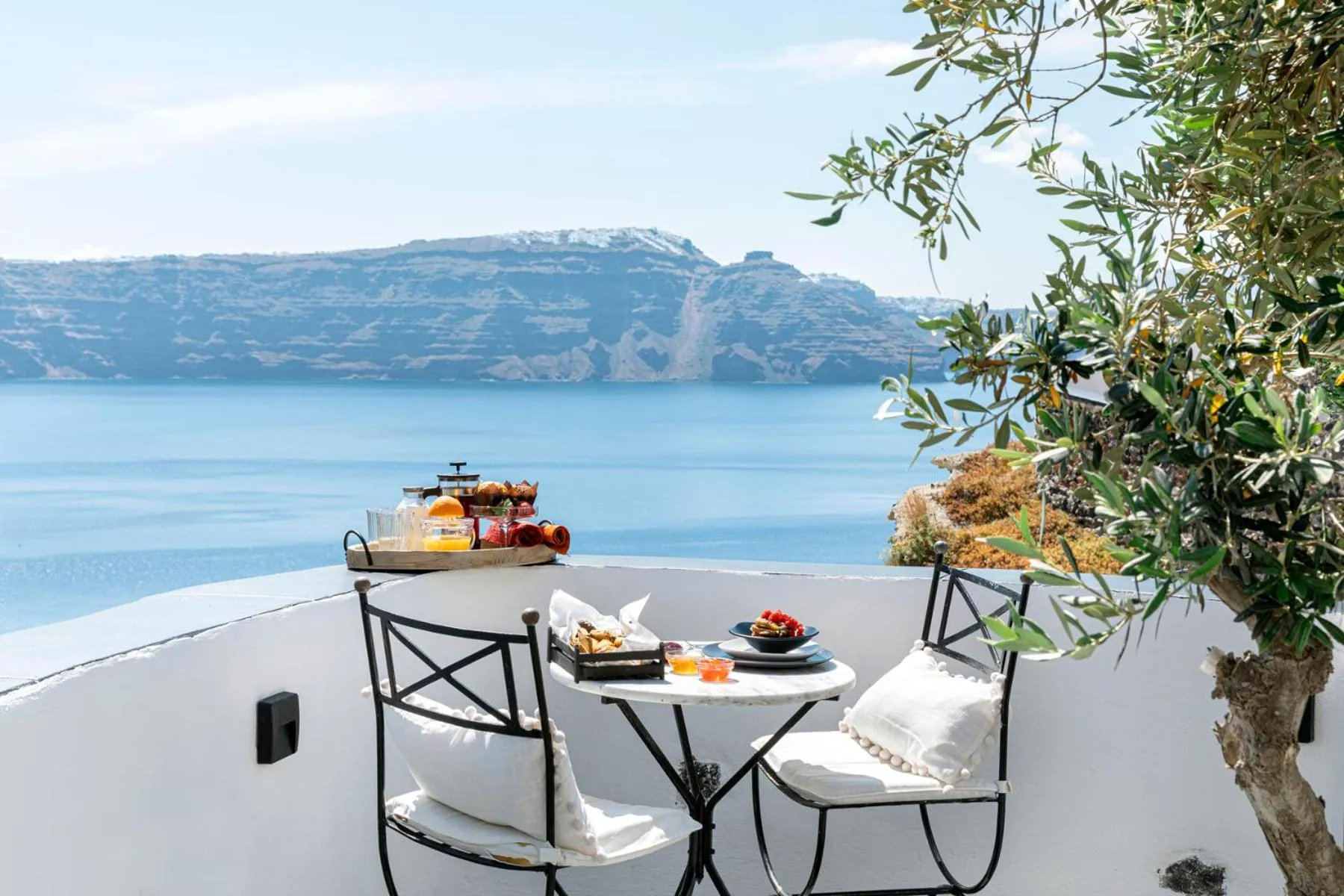 Balcony/Terrace in Pearl of Caldera Oia - Boutique Hotel by Pearl Hotel Collection