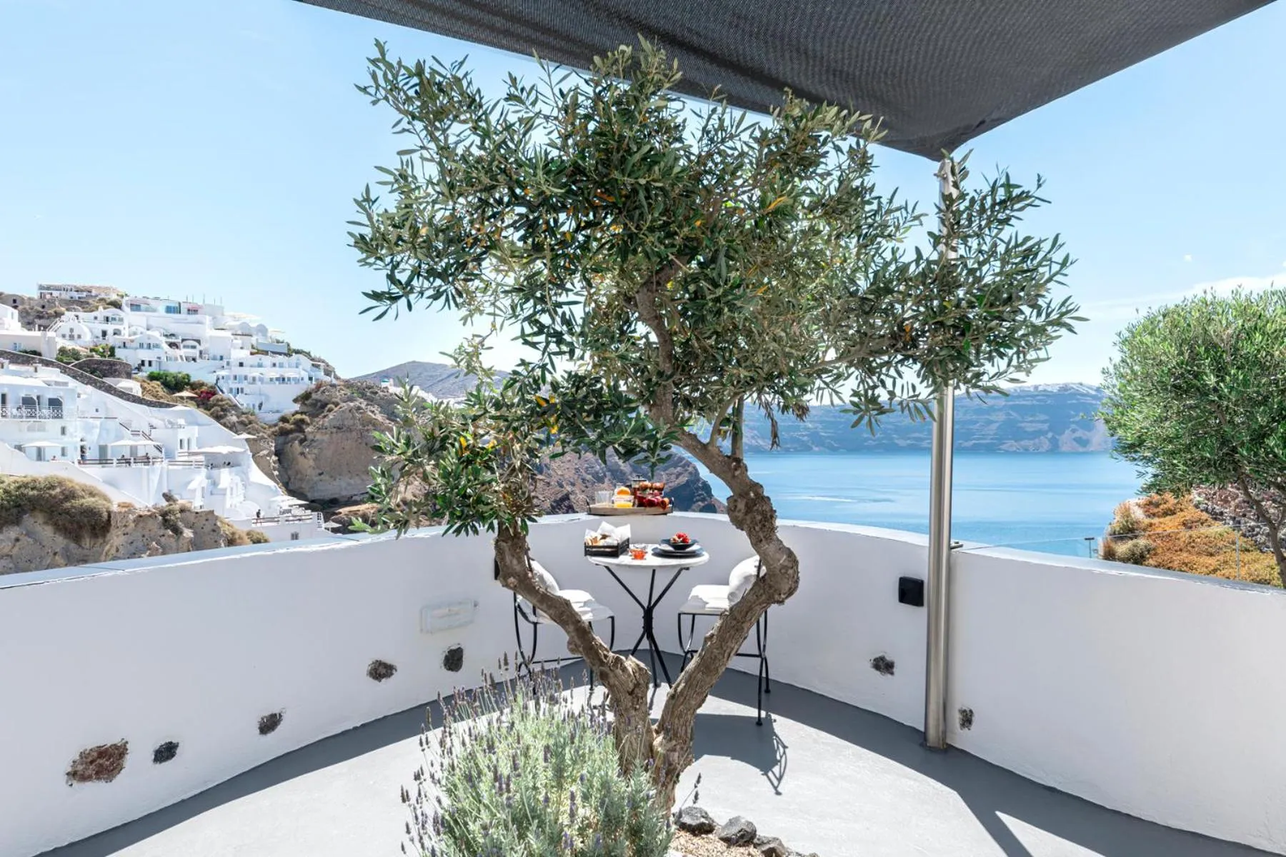 Balcony/Terrace in Pearl of Caldera Oia - Boutique Hotel by Pearl Hotel Collection