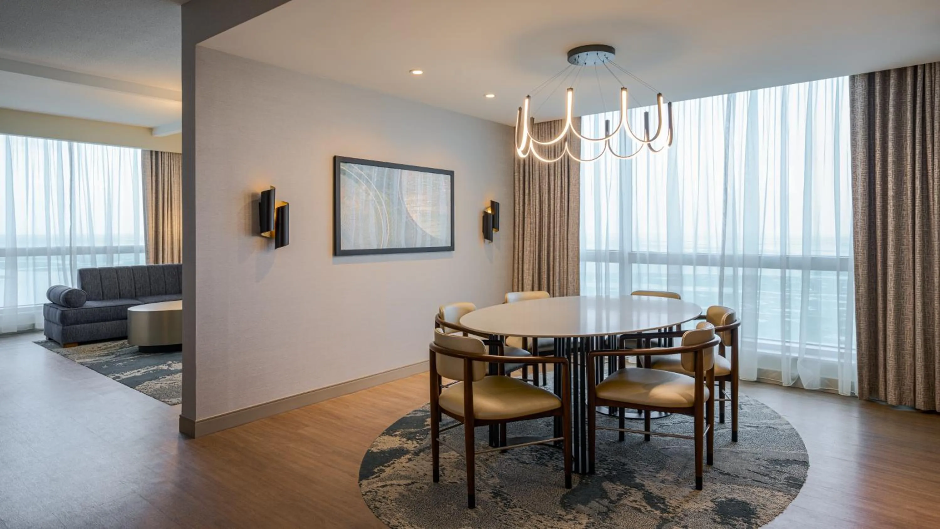 Dining area in Harrah's Resort Atlantic City, A Caesars Destination