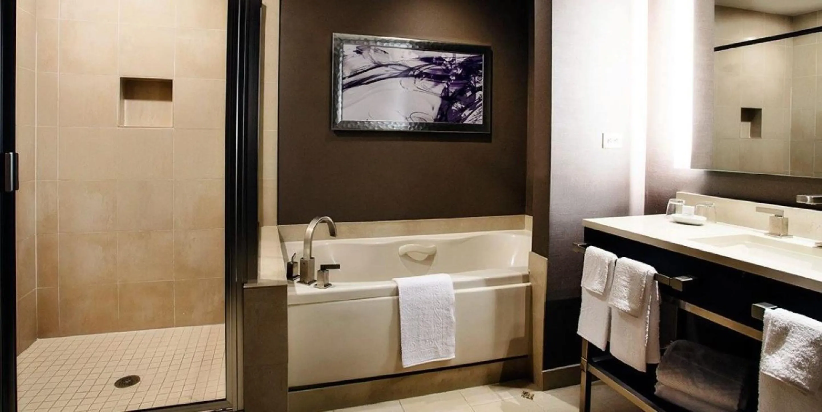 Bathroom in Harrah's Resort Atlantic City, A Caesars Destination