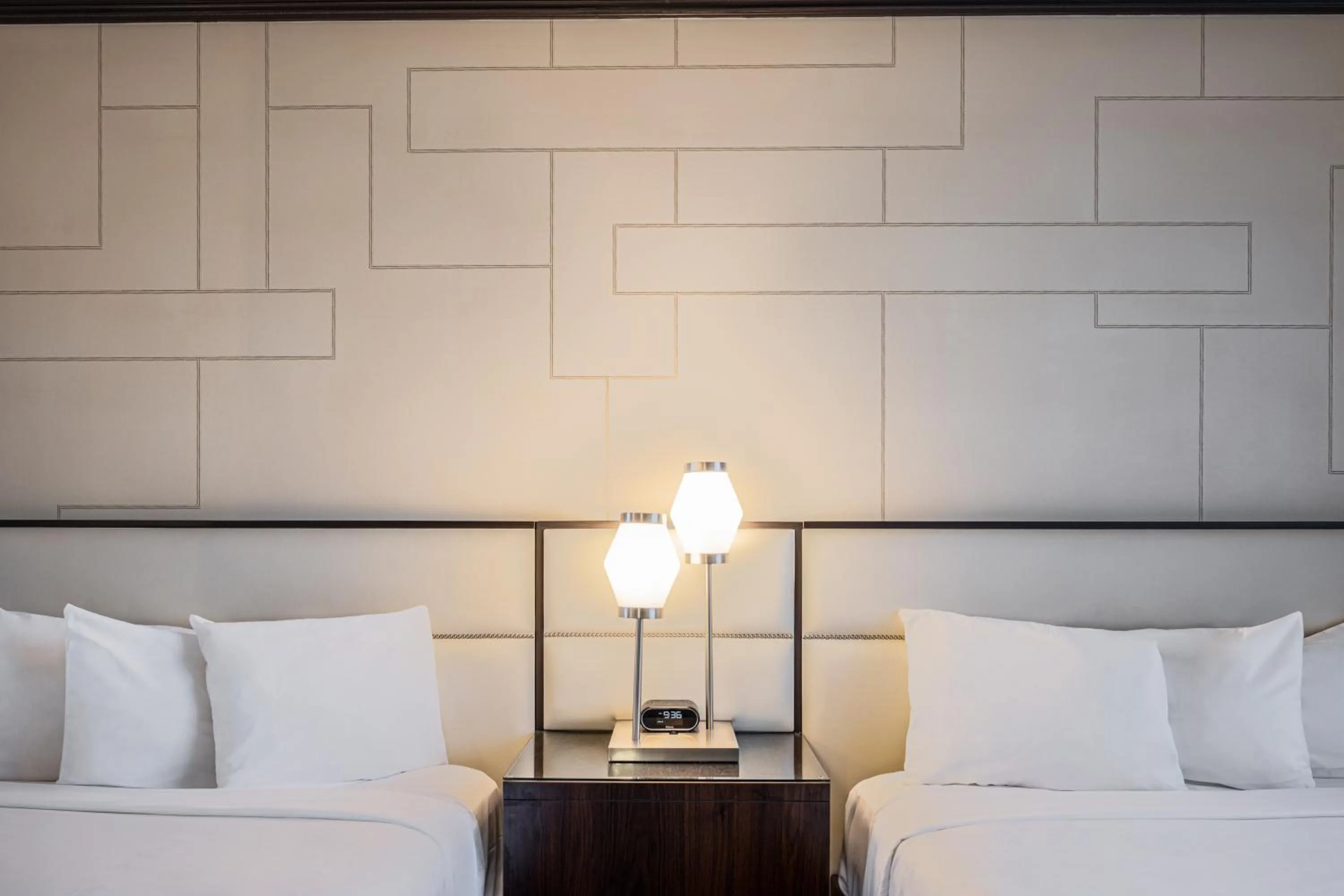 Bed in Harrah's Resort Atlantic City, A Caesars Destination