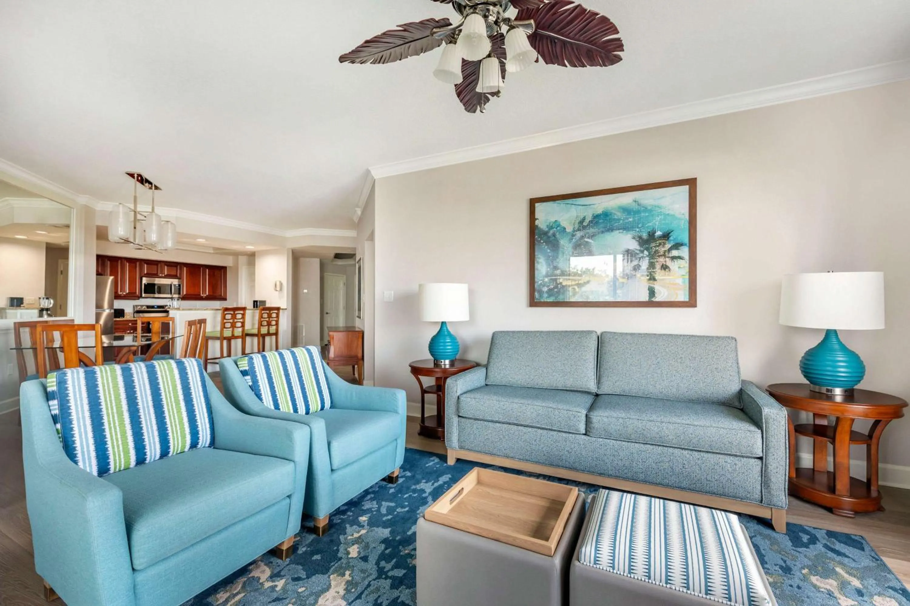 Living room in Hilton Vacation Club Grande Villas Orlando