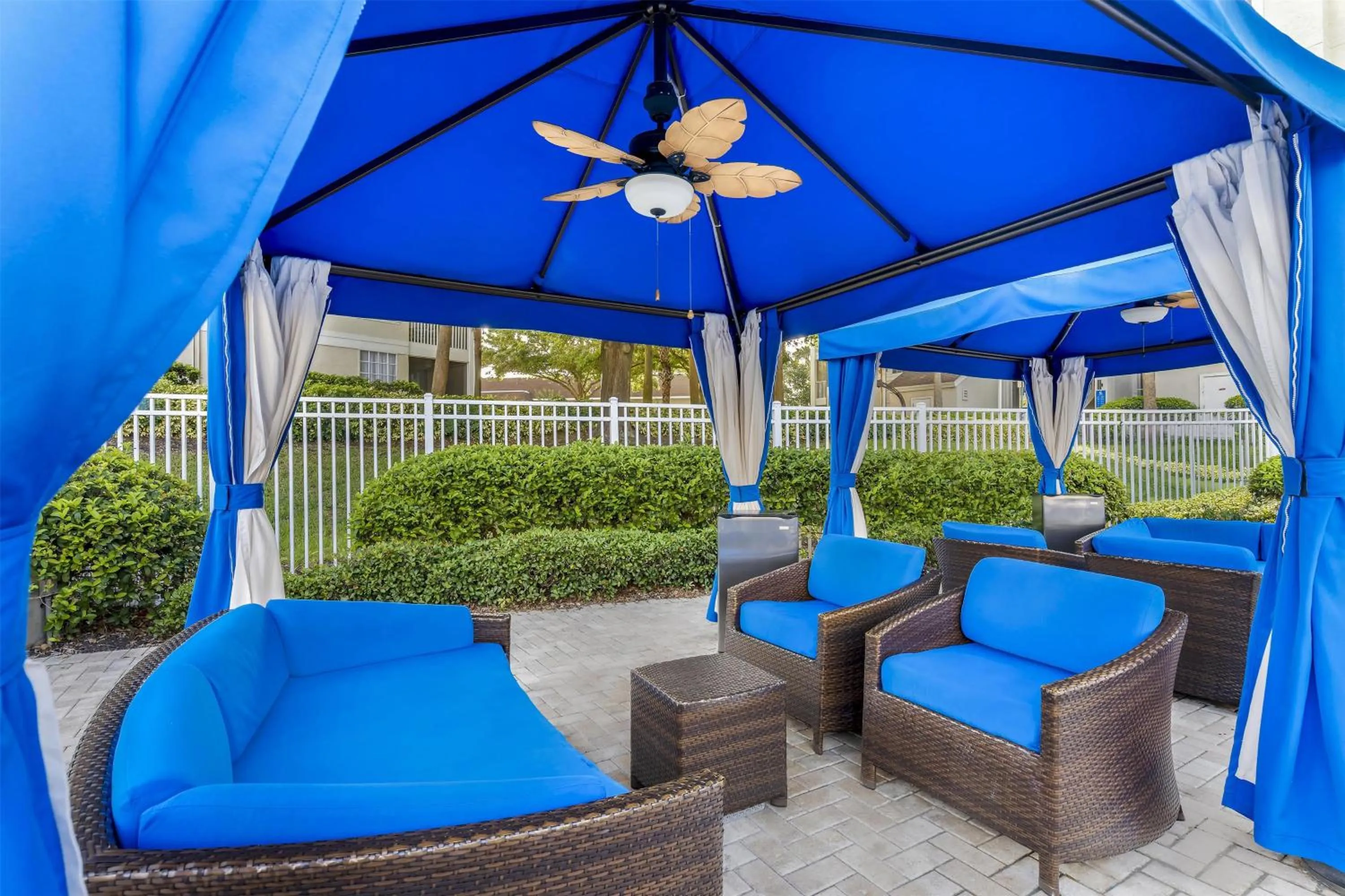 Patio in Hilton Vacation Club Grande Villas Orlando