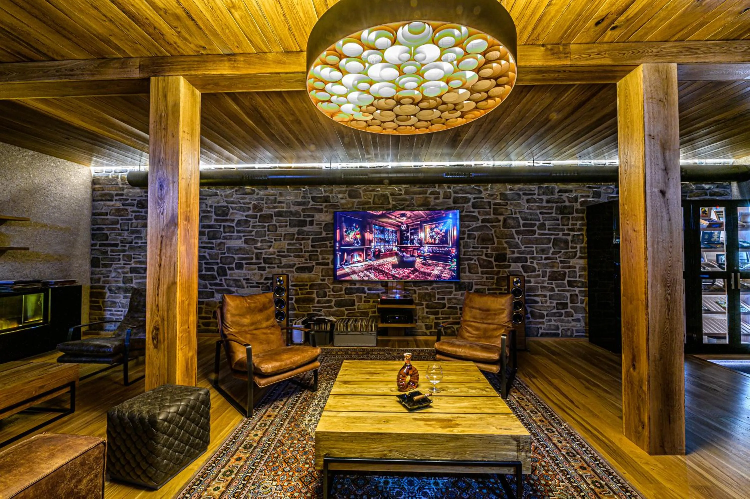 Communal lounge/ TV room in DOMA u nás Boutique hotel & spa