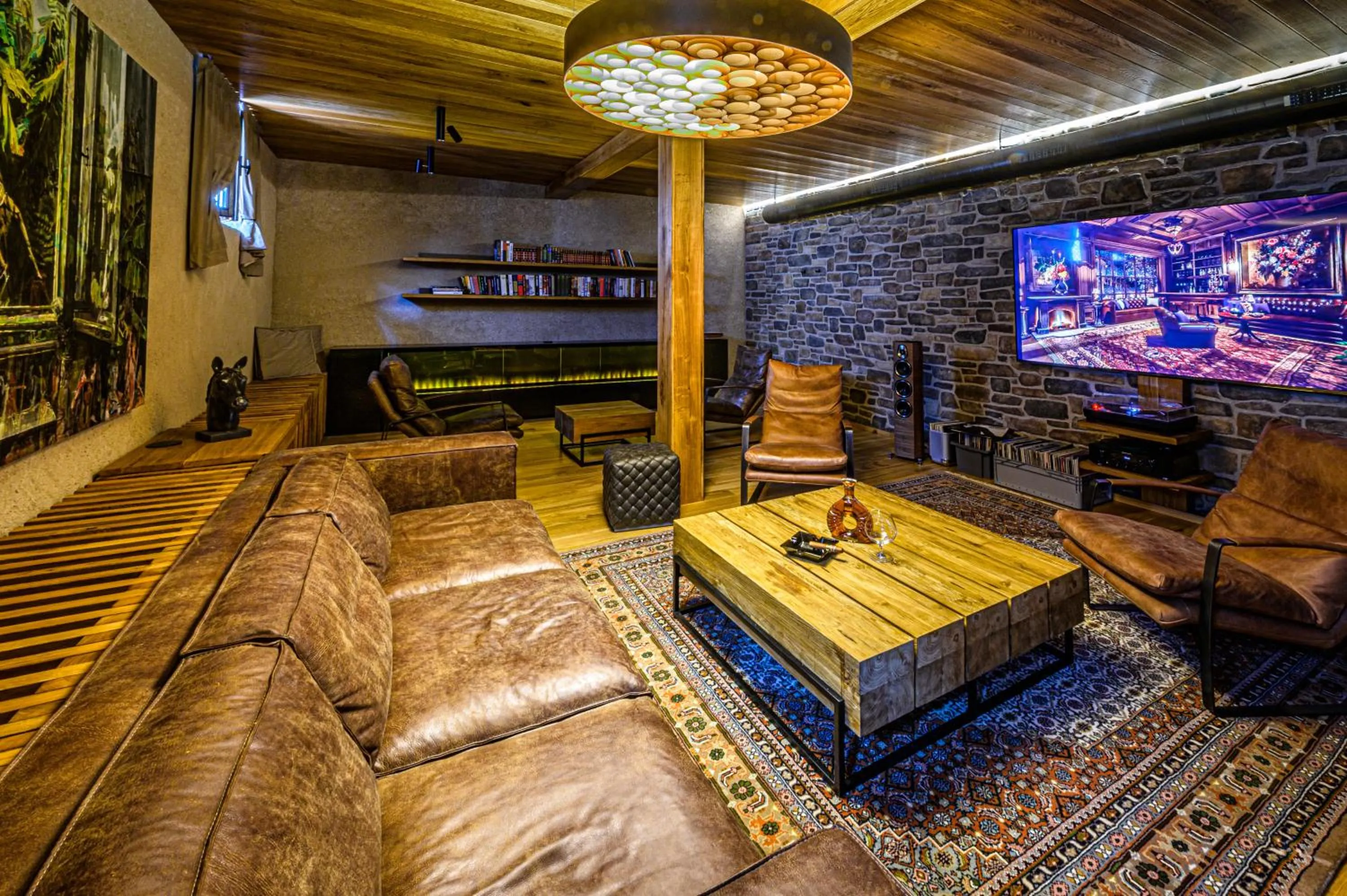 Communal lounge/ TV room in DOMA u nás Boutique hotel & spa