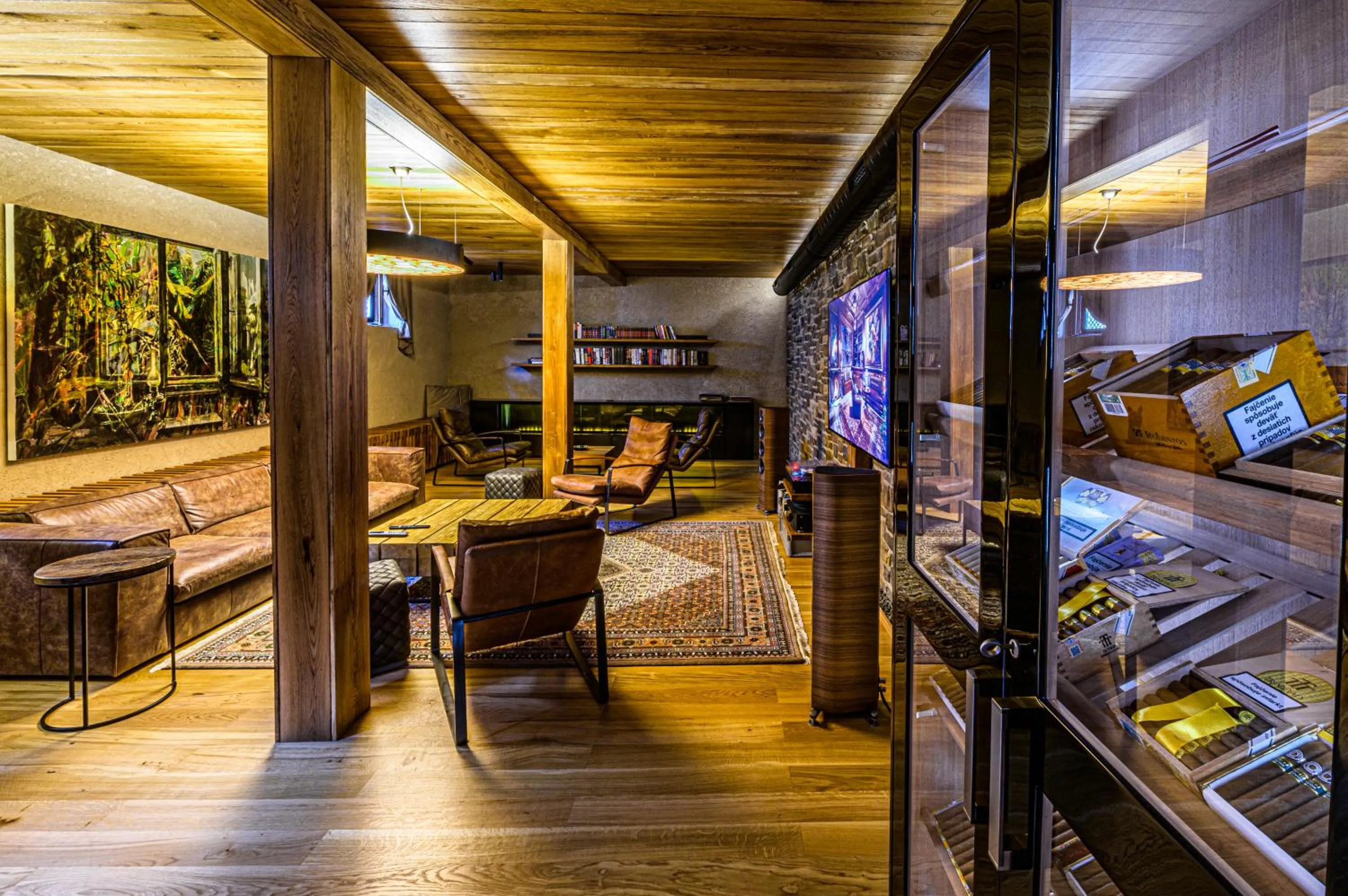 Communal lounge/ TV room in DOMA u nás Boutique hotel & spa