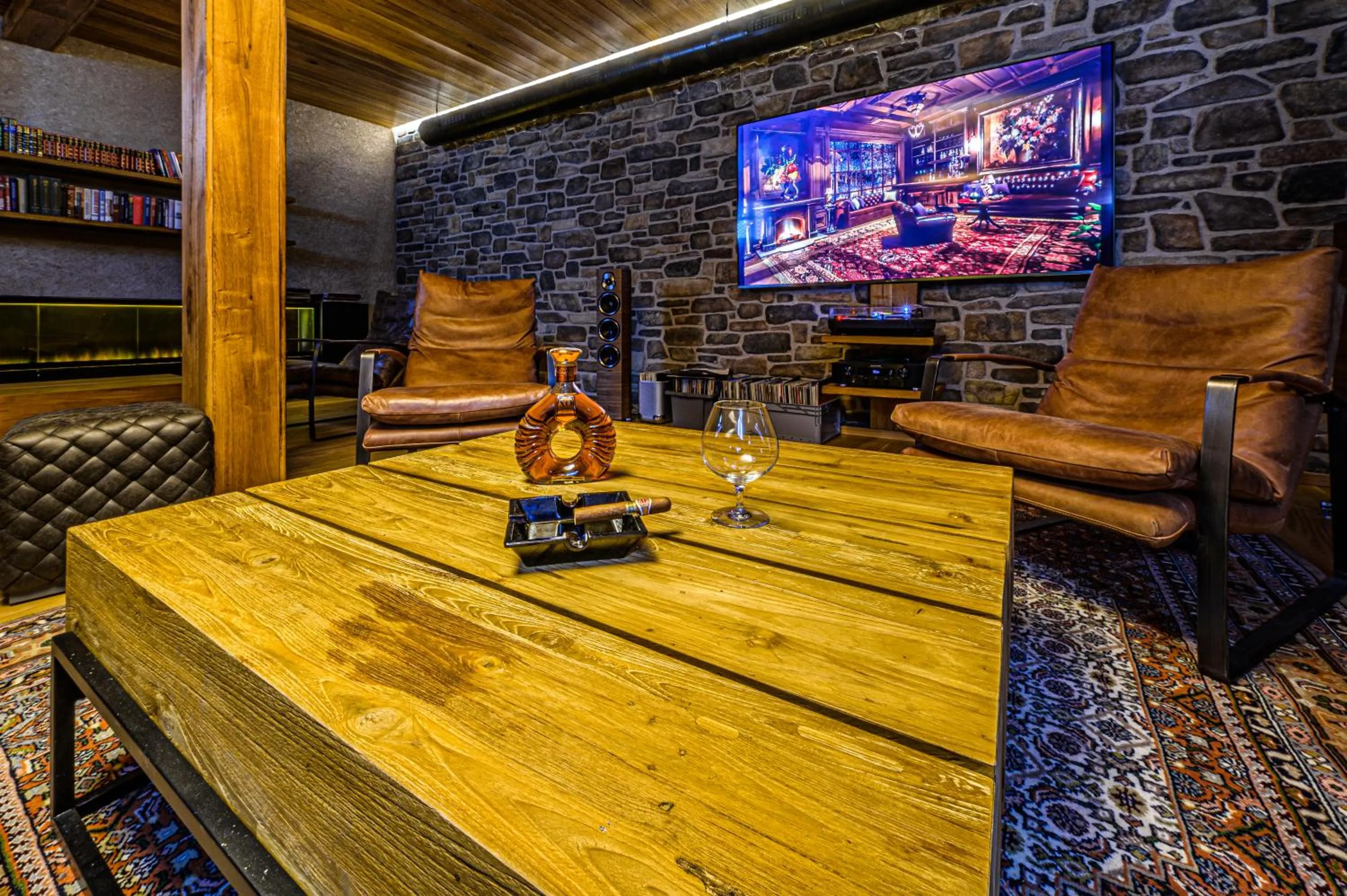 Communal lounge/ TV room in DOMA u nás Boutique hotel & spa