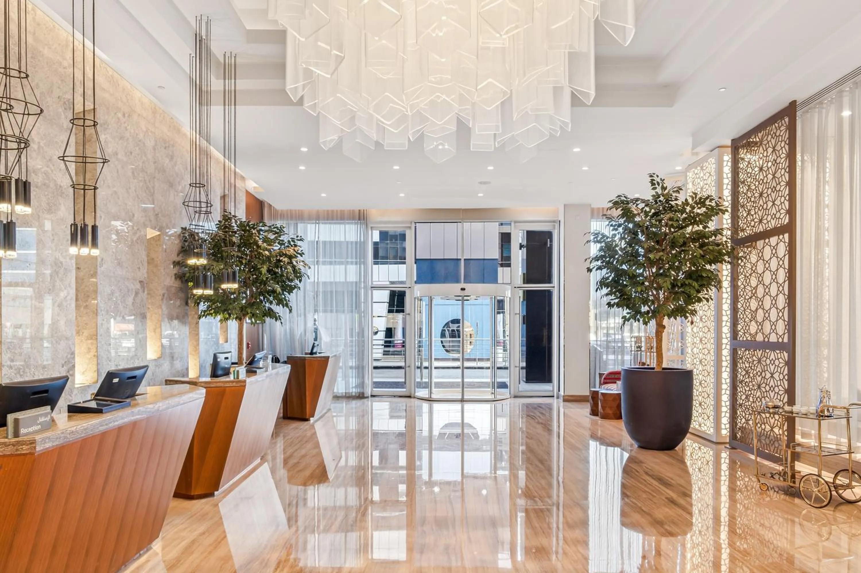 Lobby or reception in Grand Mercure Dubai City