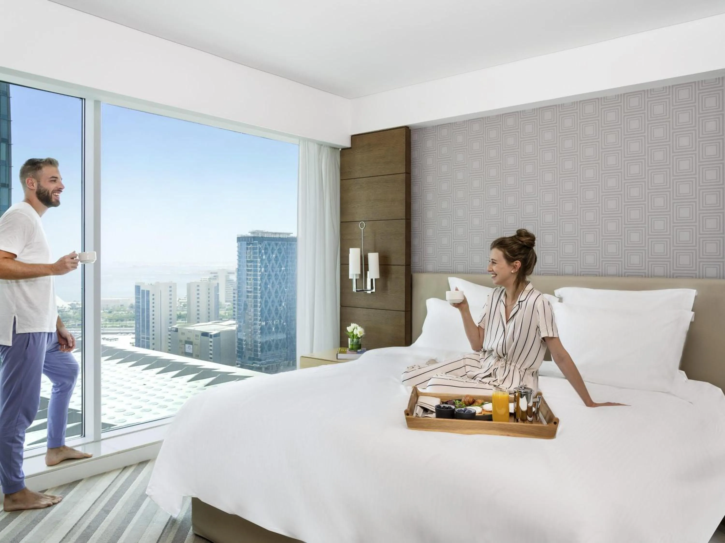 Bedroom, Bed in Pullman Doha West Bay