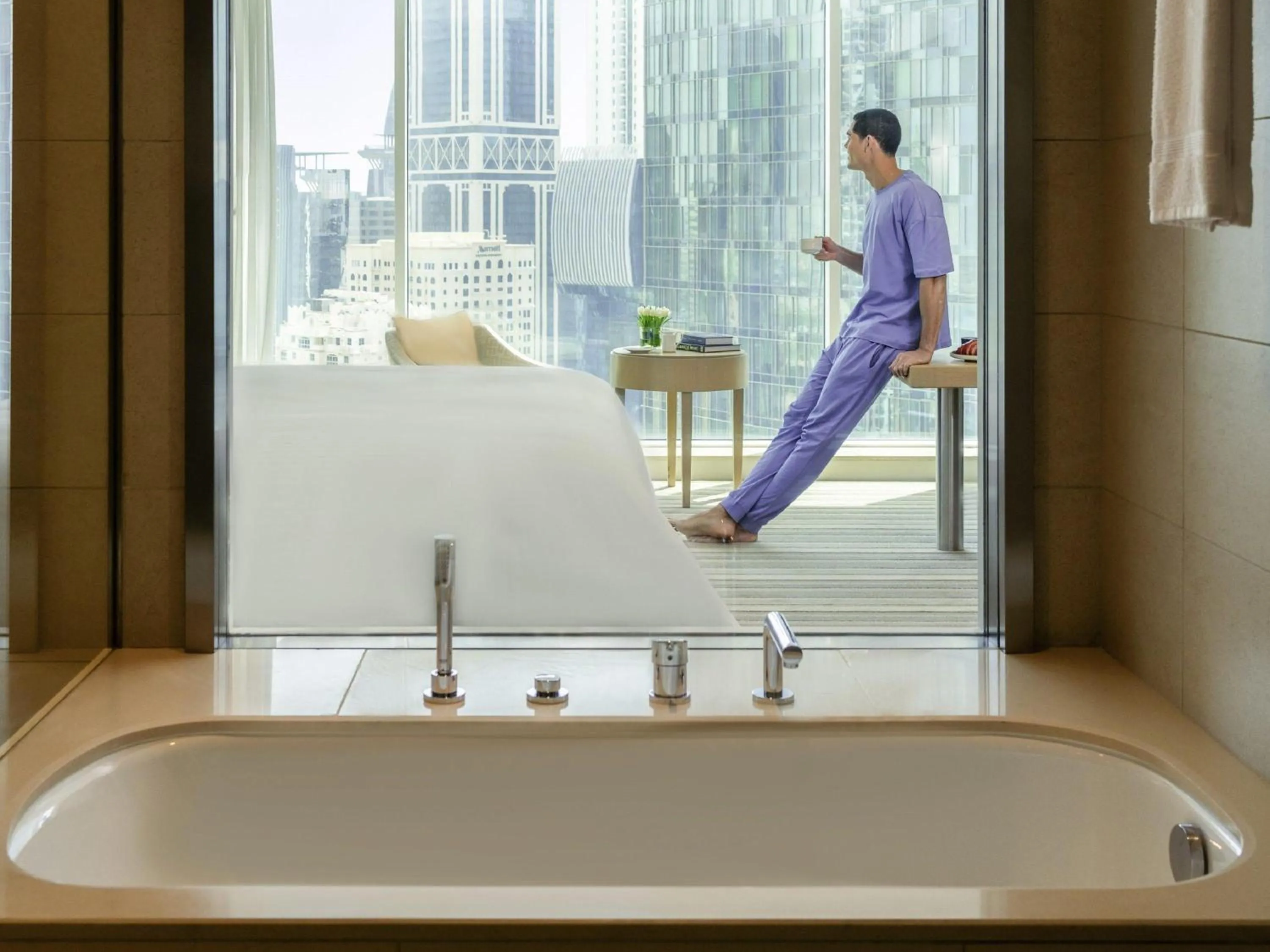 Bedroom in Pullman Doha West Bay