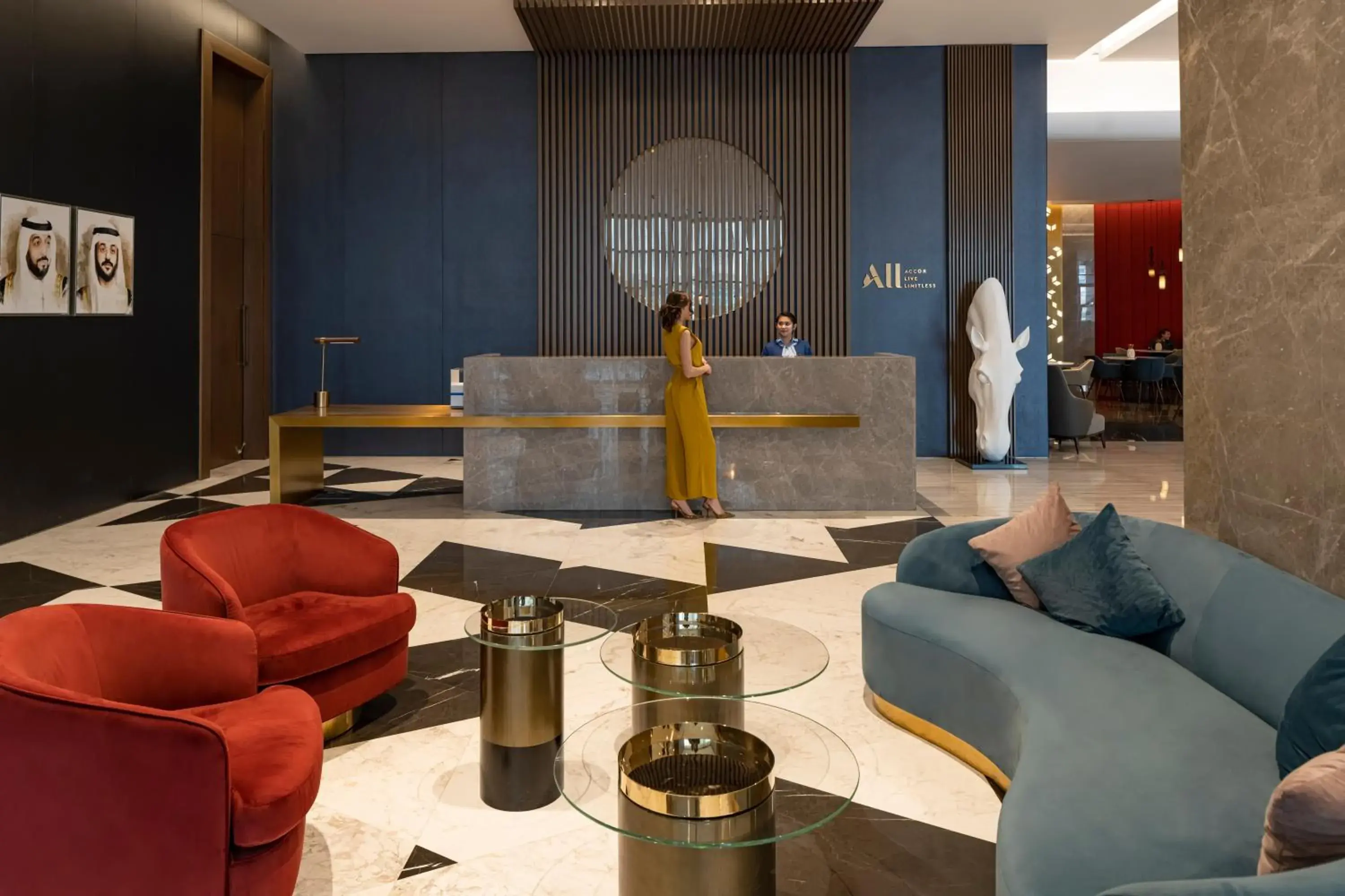 Lobby or reception in Pullman Sharjah Lobby or reception in Pullman Sharjah
