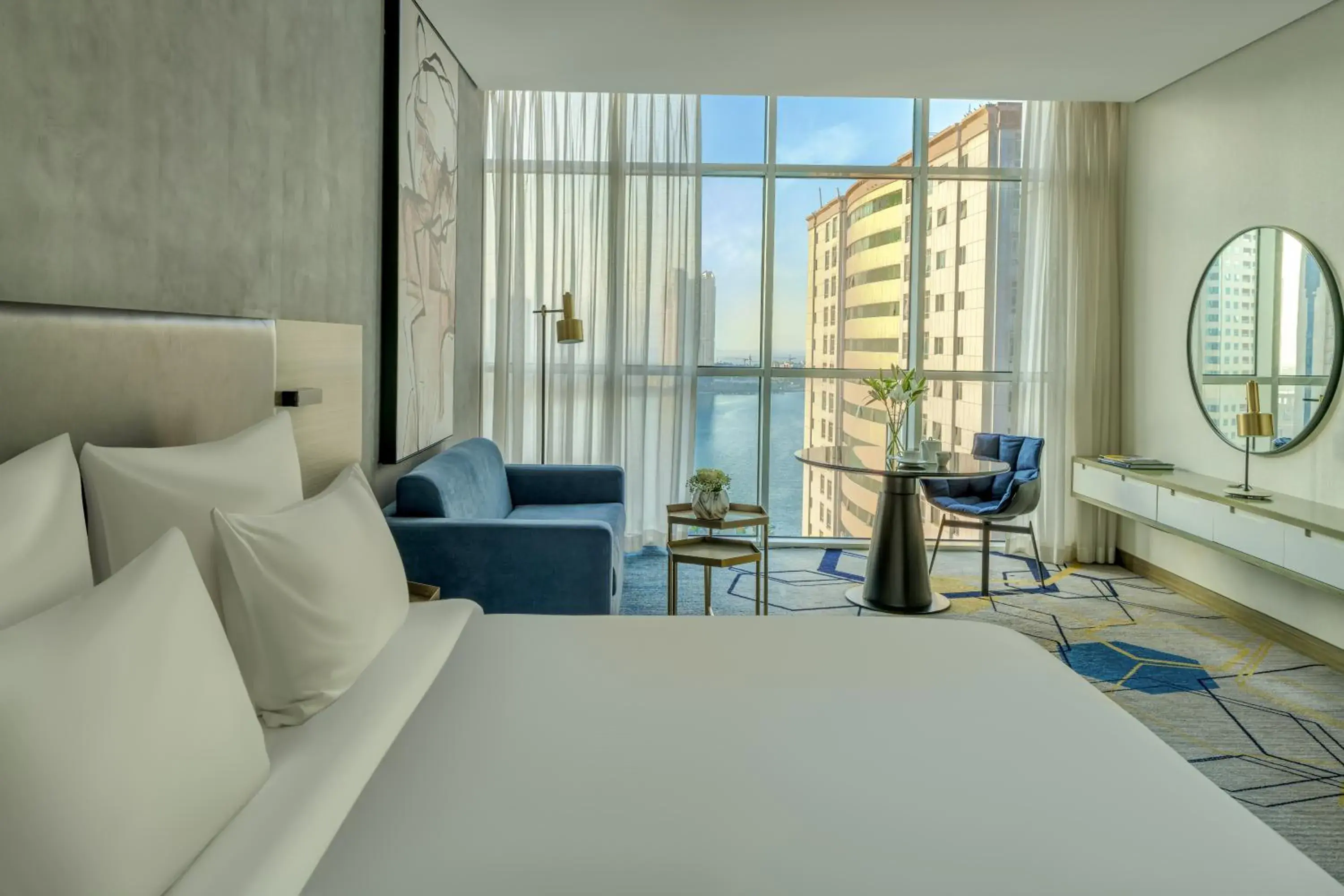 Superior King Room with City View in Pullman Sharjah Superior King Room with City View in Pullman Sharjah