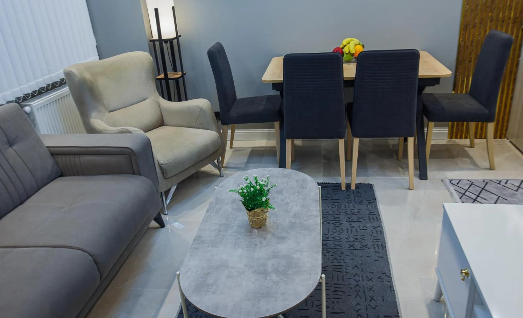 Living room in Stone Suites