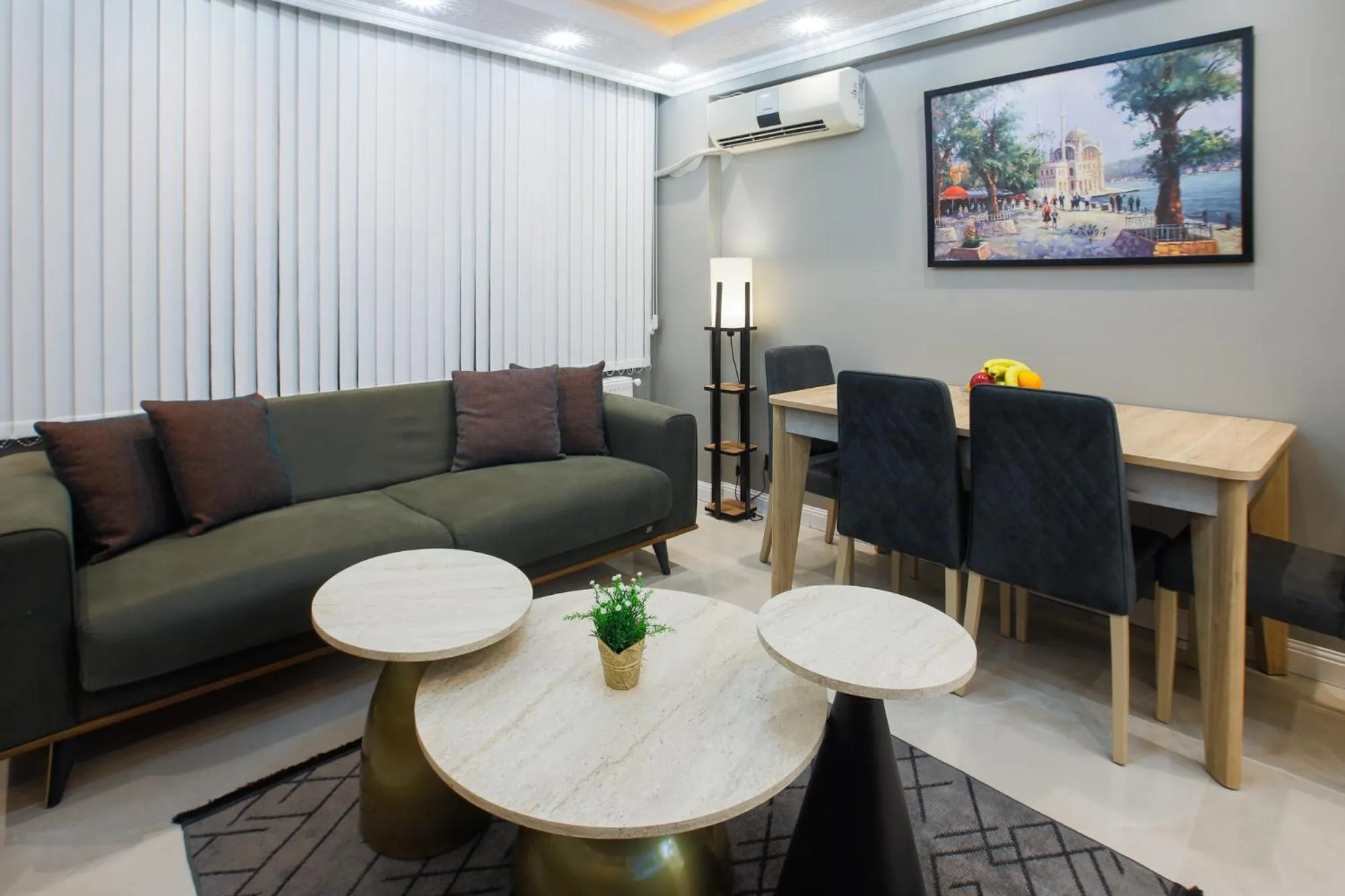 Living room in Stone Suites