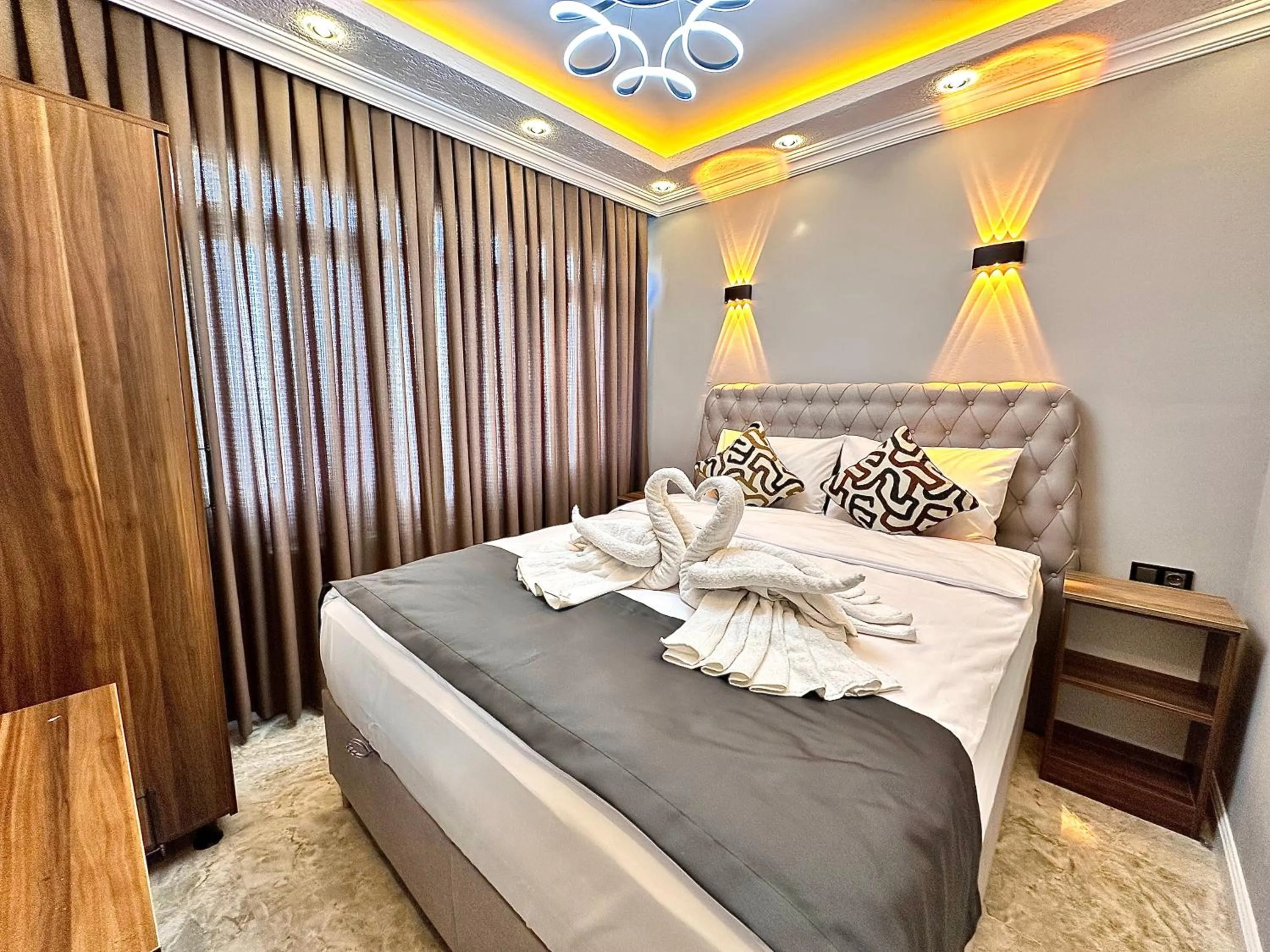 Bed in Stone Suites
