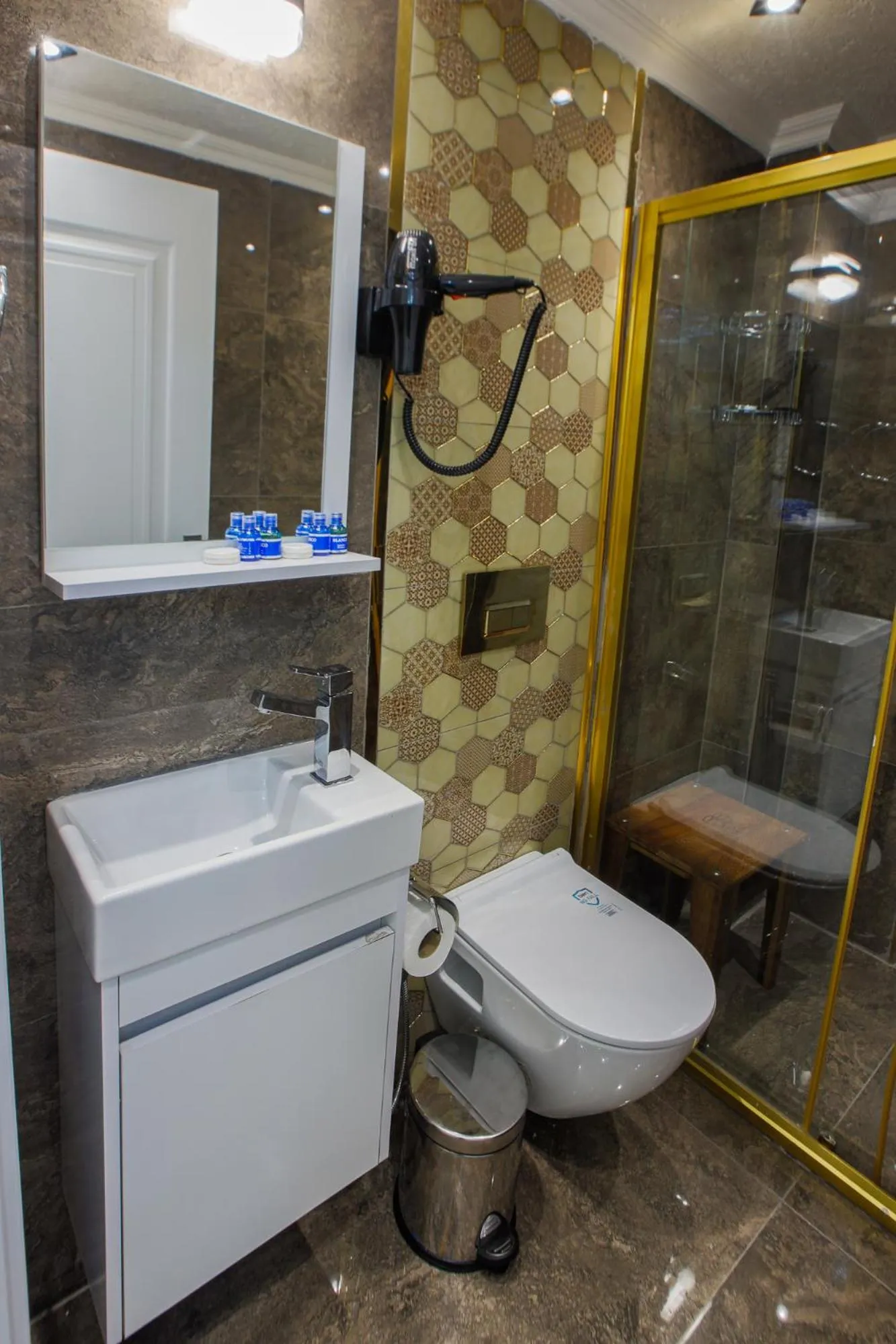 Shower in Stone Suites