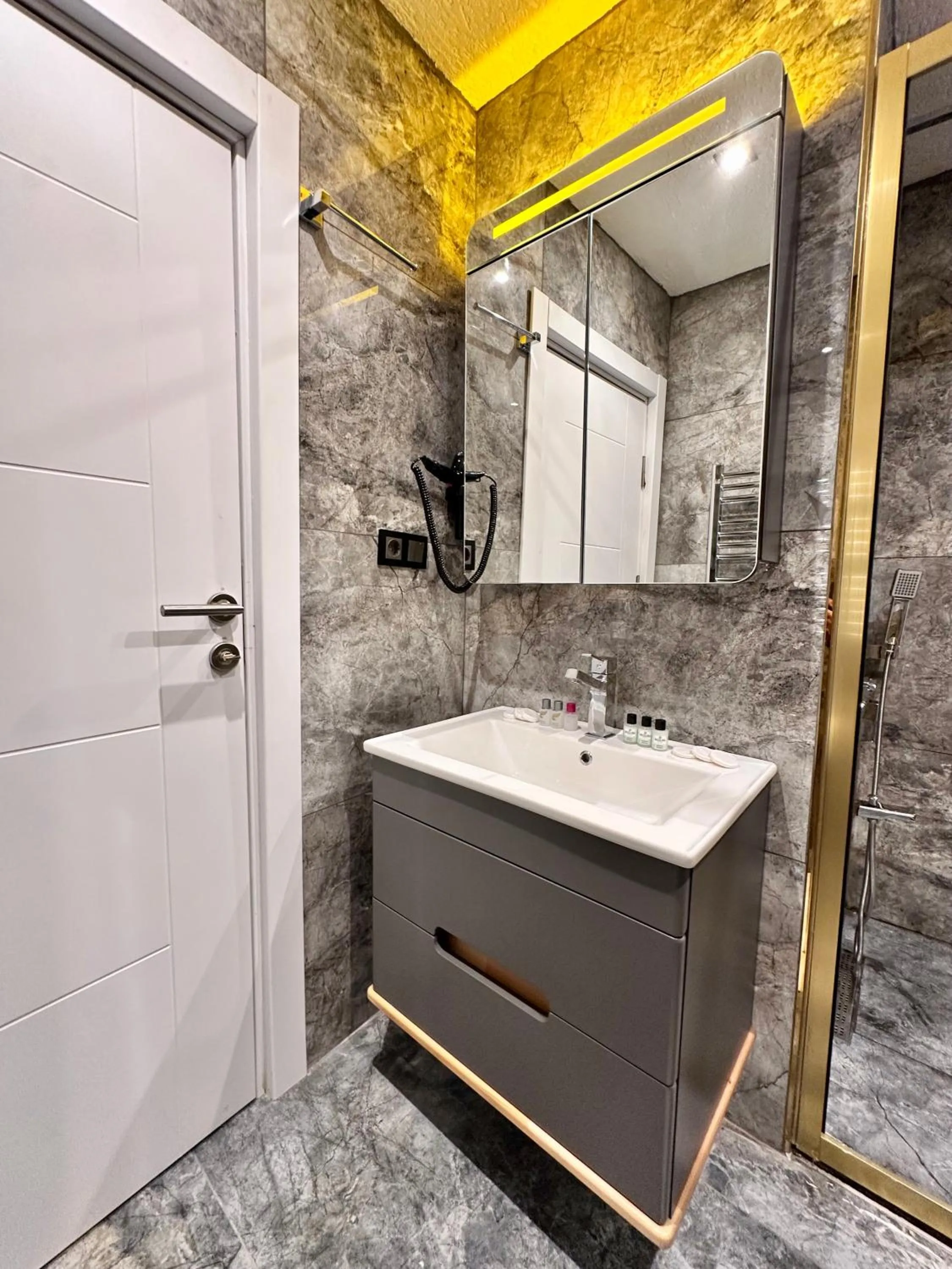 Shower in Stone Suites