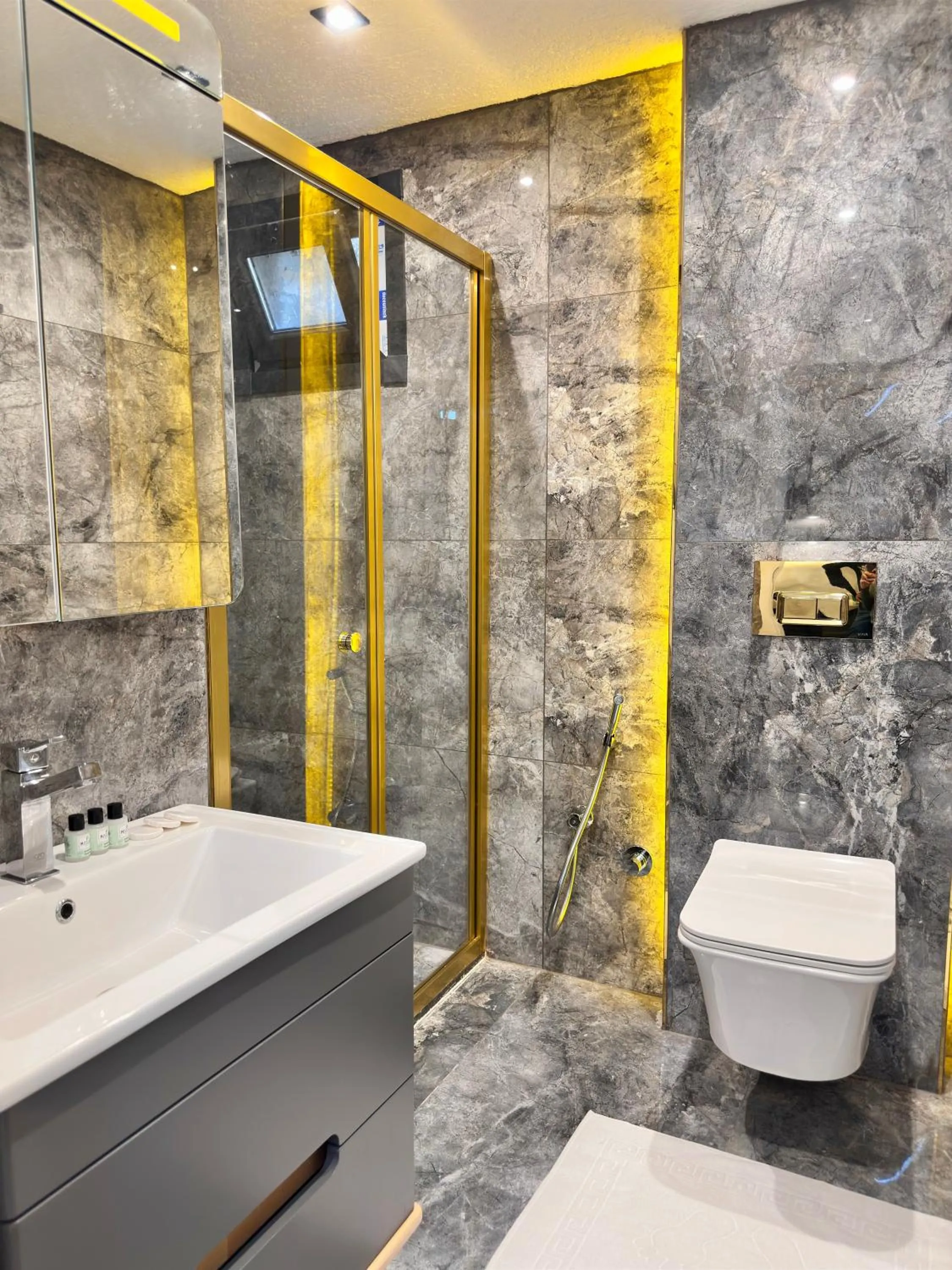 Shower in Stone Suites