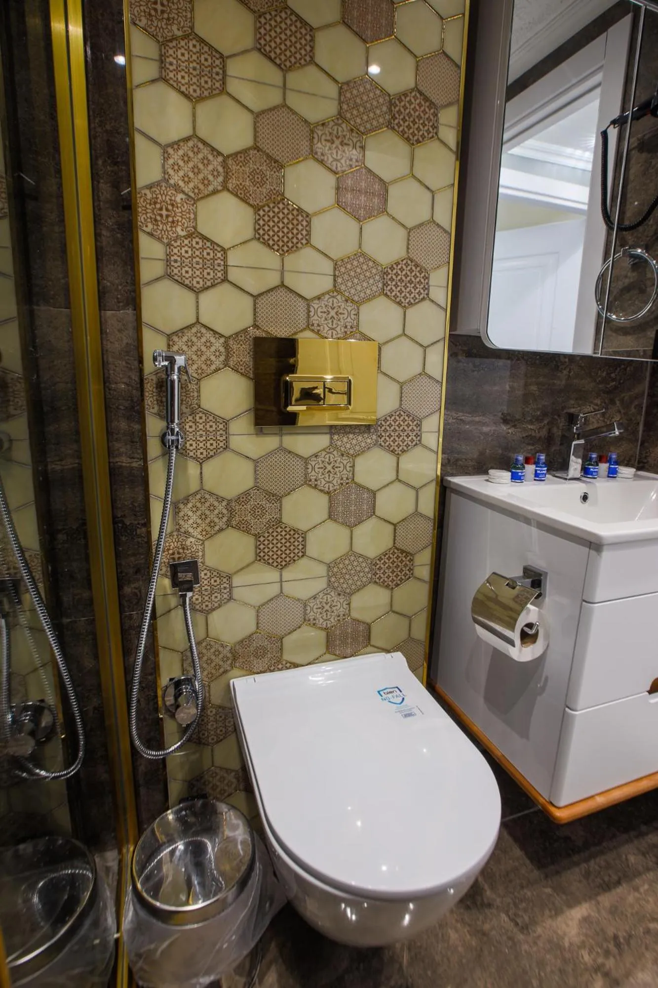 Shower in Stone Suites