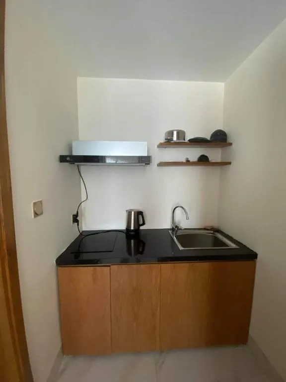 Kitchen or kitchenette in Maple Suite Hotel & Apartment