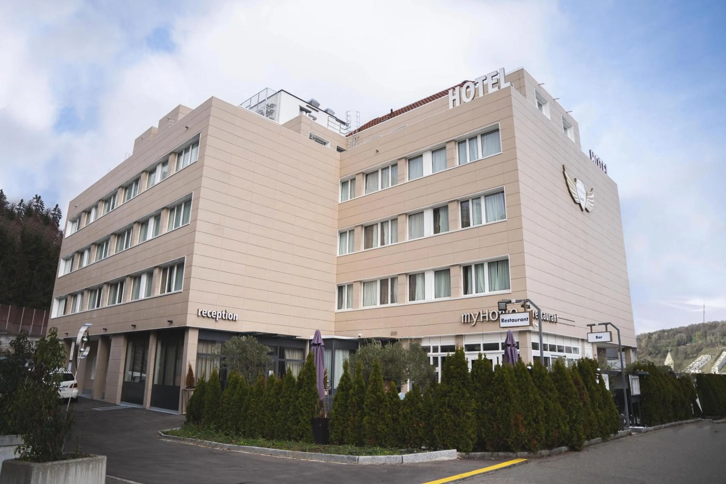 Property building in My Home Hotel - Free Parking