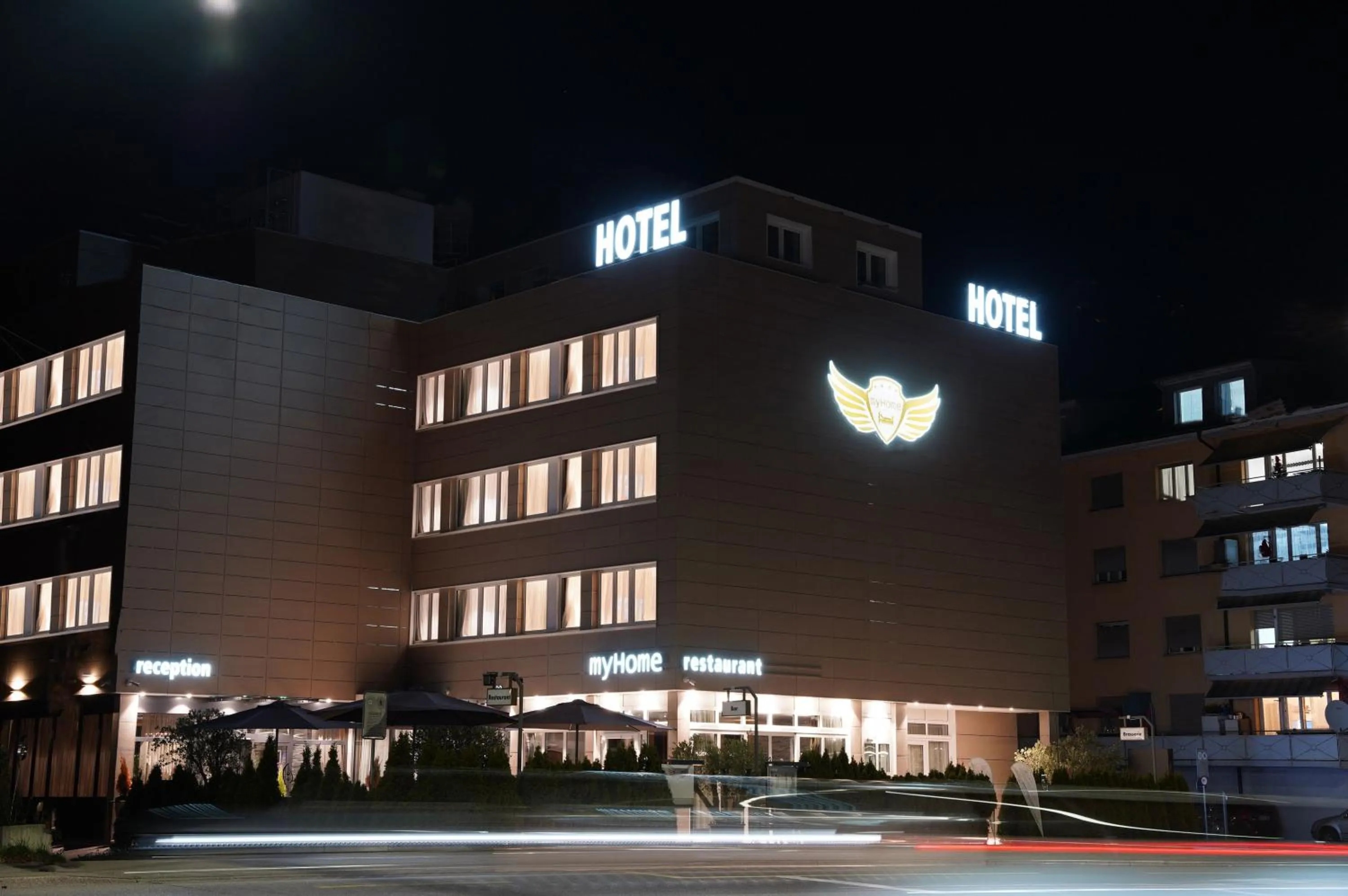 Property building in My Home Hotel - Free Parking