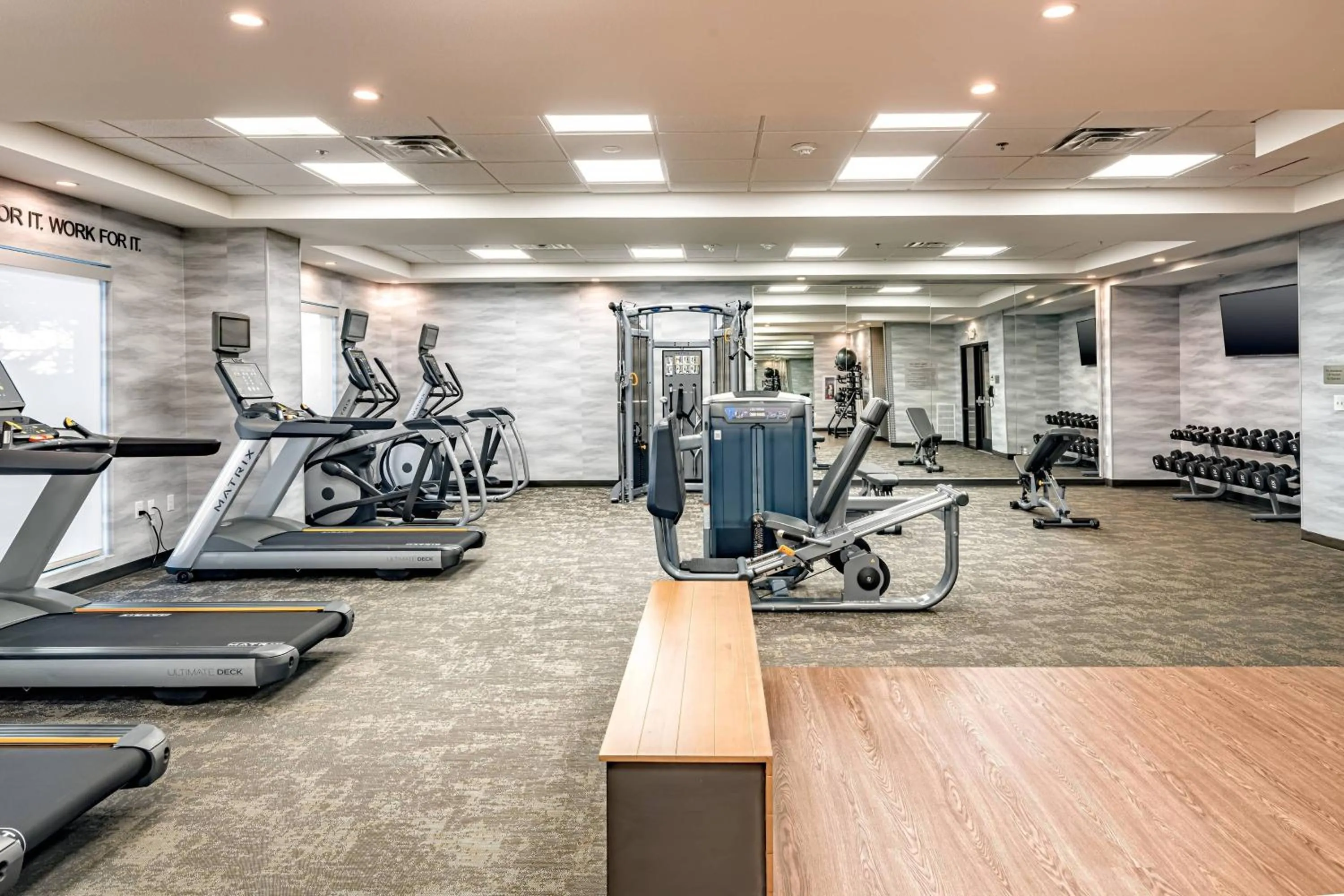 Fitness centre/facilities in Fairfield Inn & Suites Fort Worth Northeast
