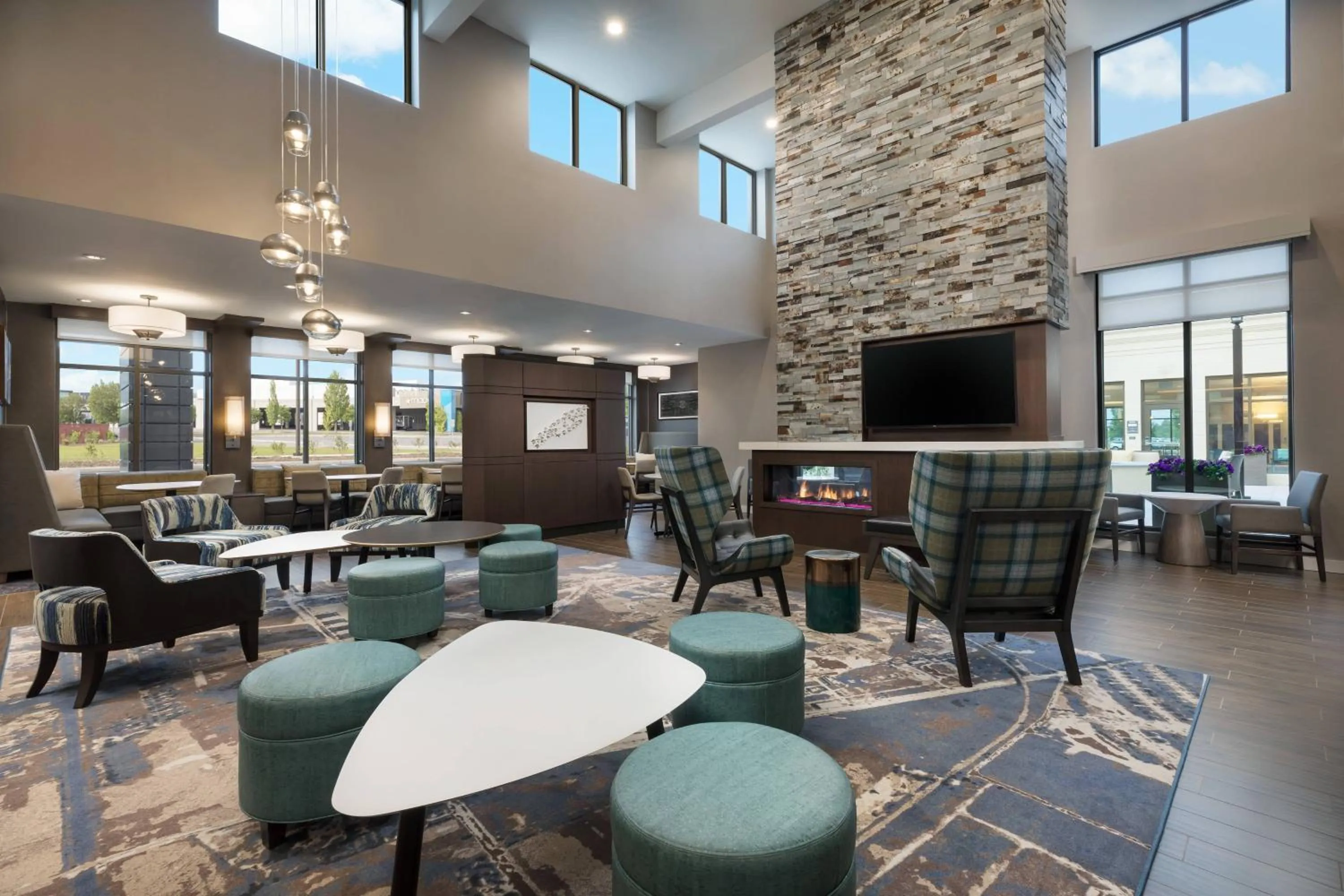 Lobby or reception in Residence Inn Long Island Garden City