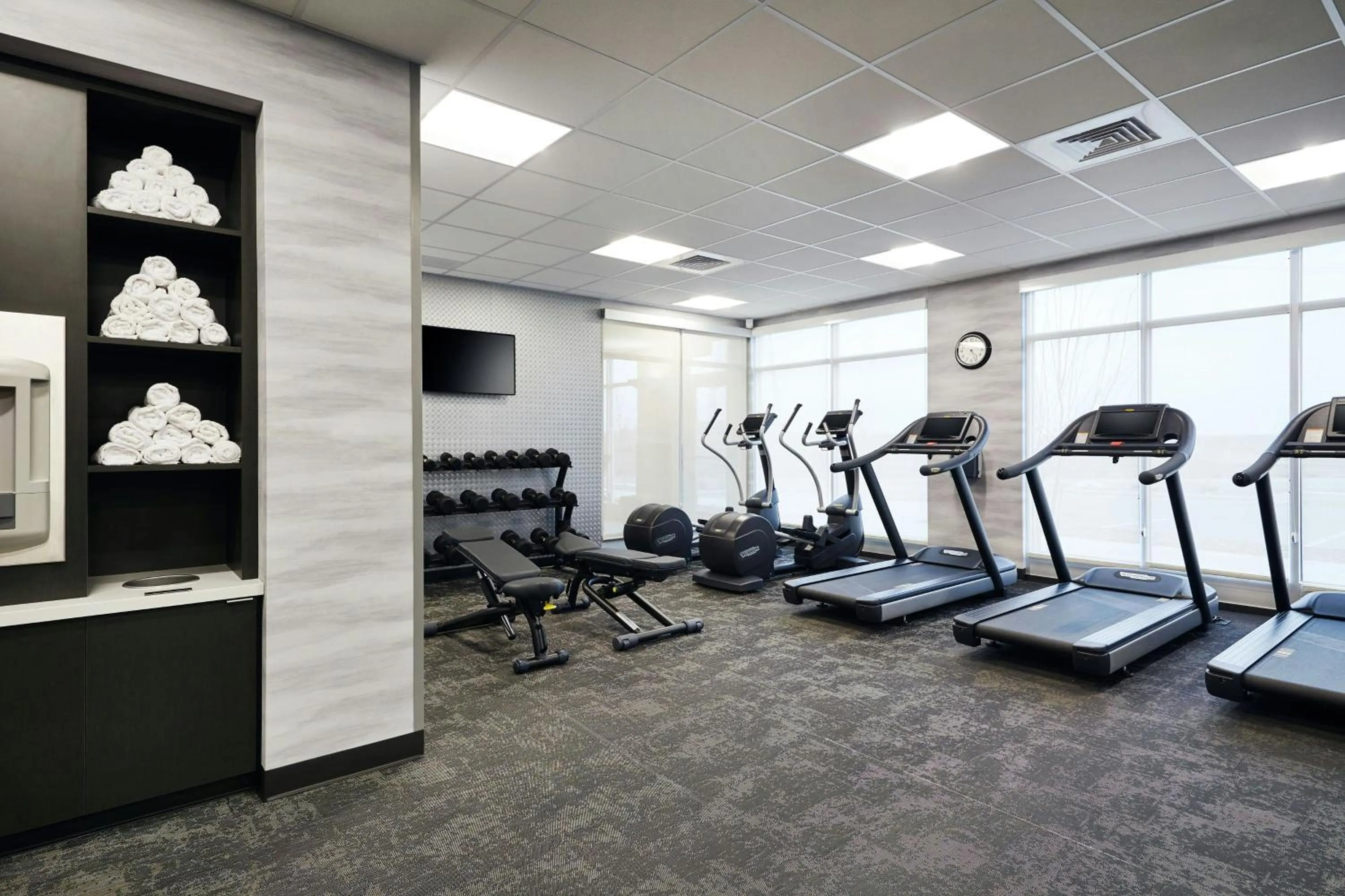 Fitness centre/facilities in Fairfield Inn & Suites Sheboygan