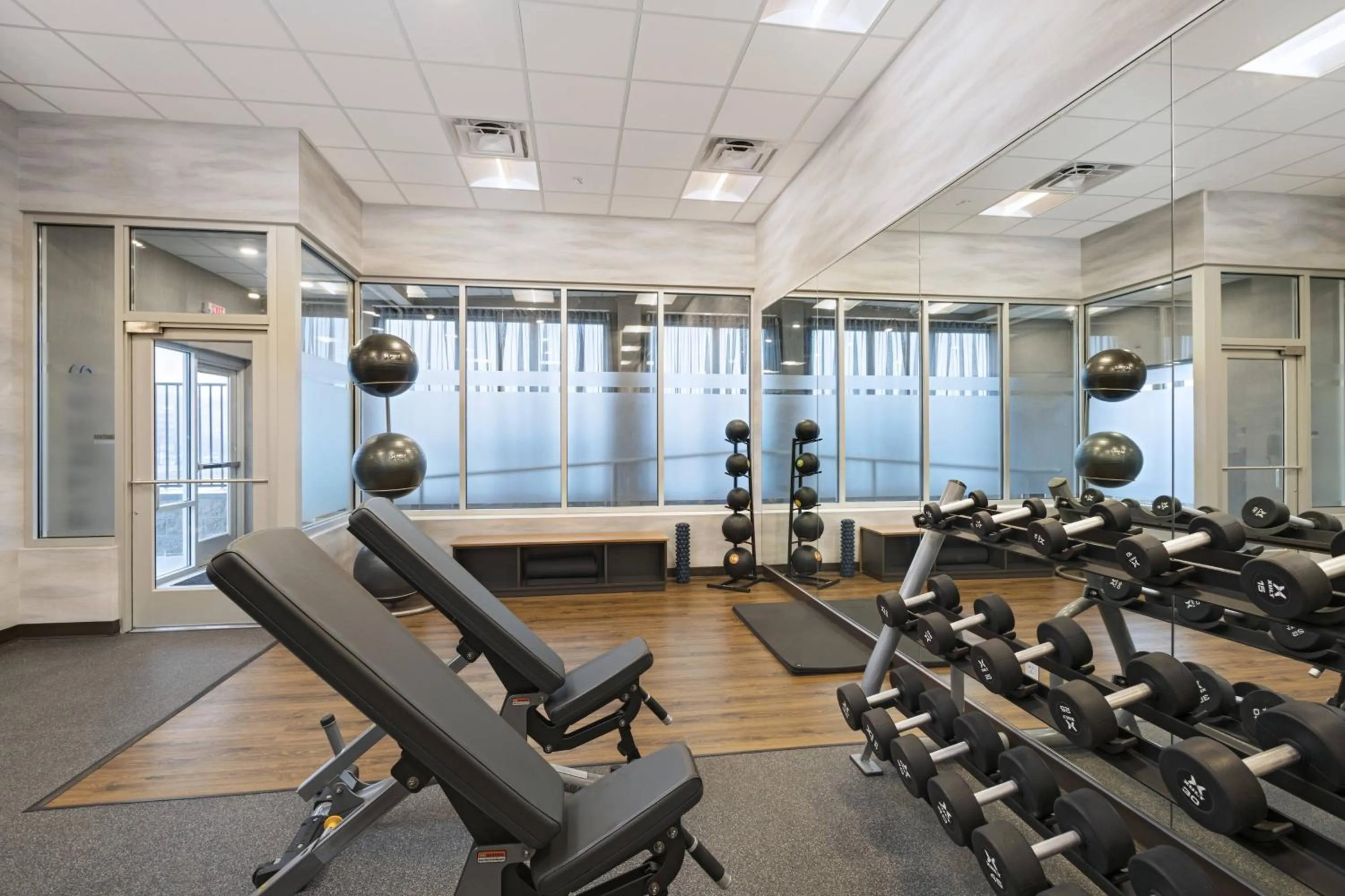 Fitness centre/facilities in Fairfield Inn and Suites by Marriott St Louis Downtown