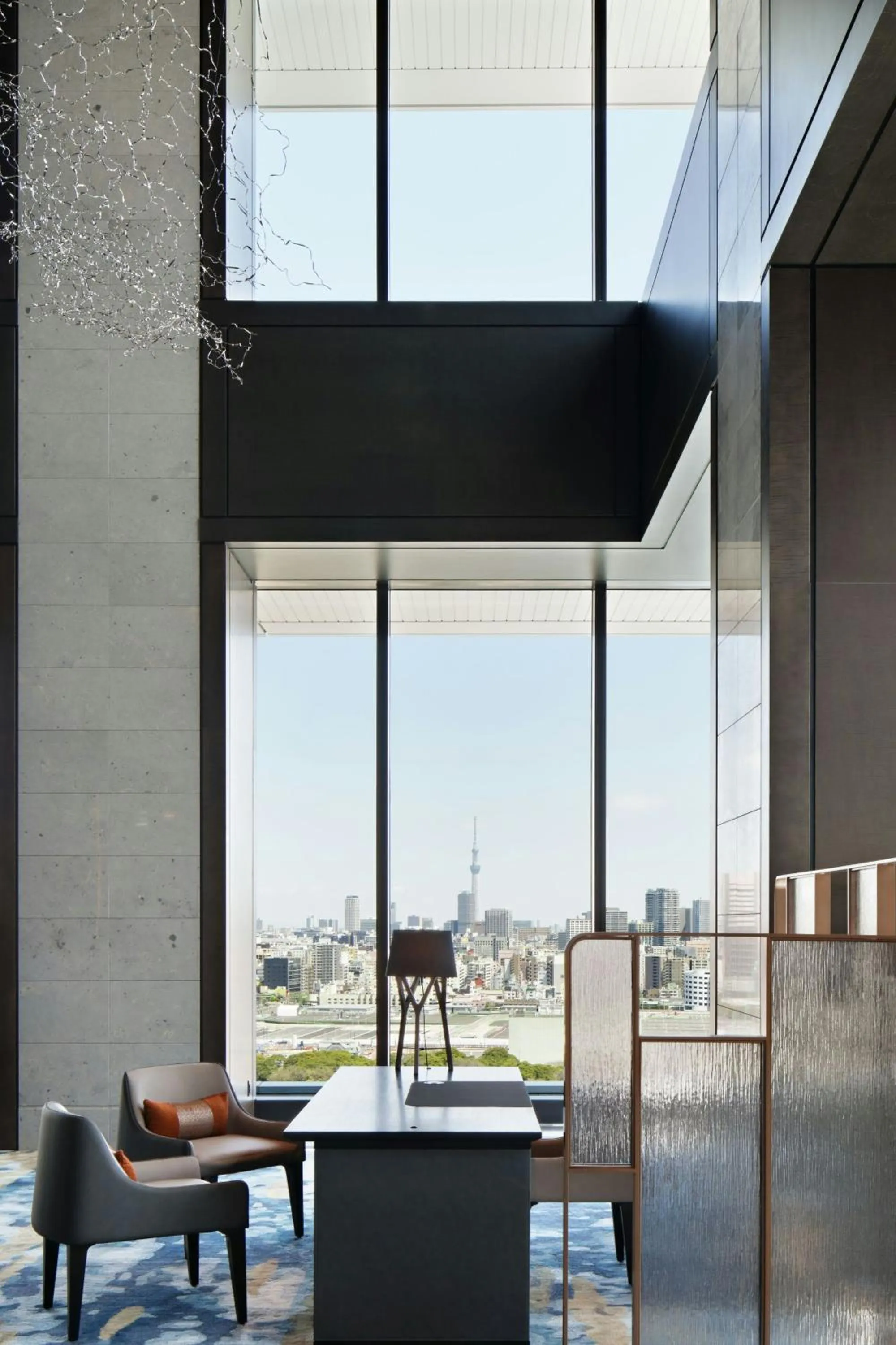 Lobby or reception in mesm Tokyo, Autograph Collection