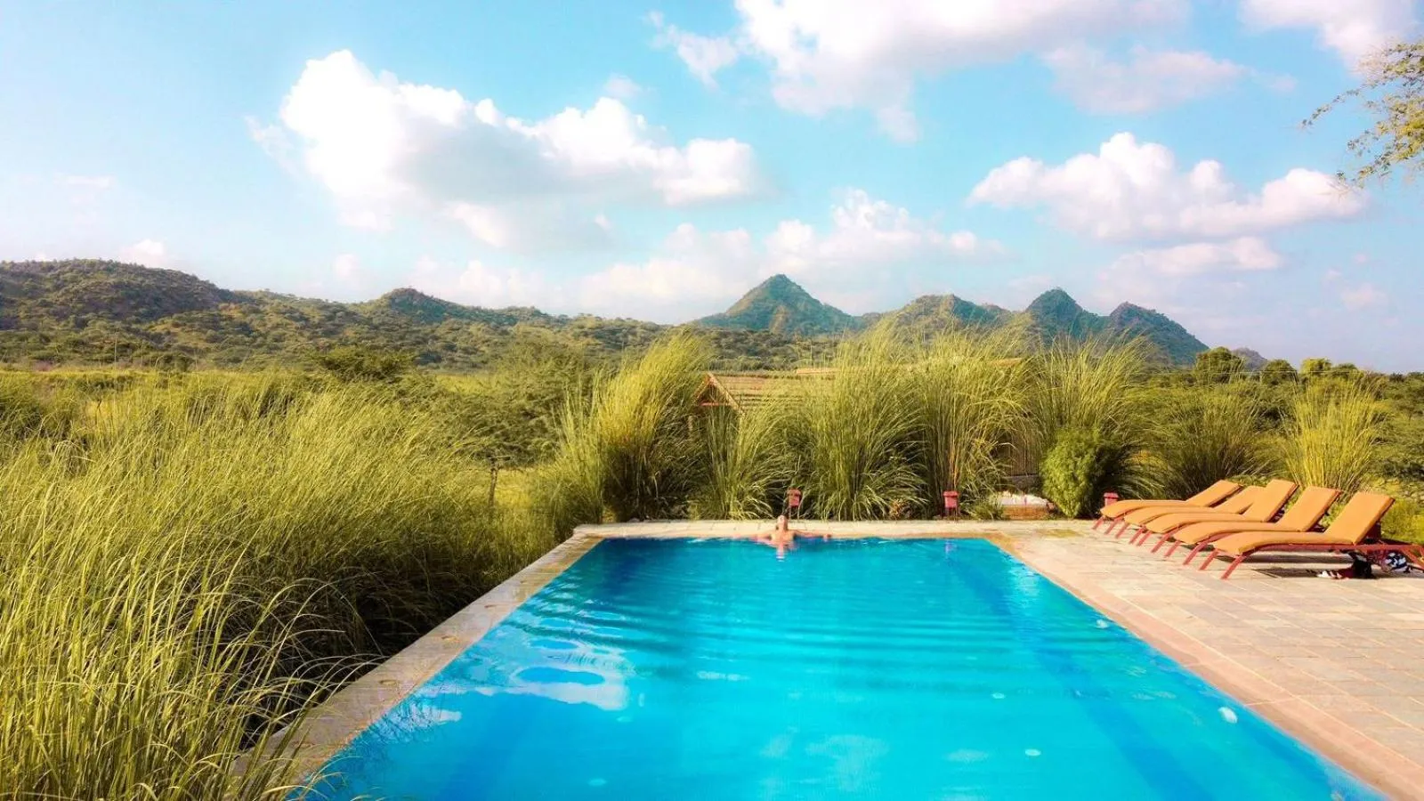 Swimming pool in Camp Lands End