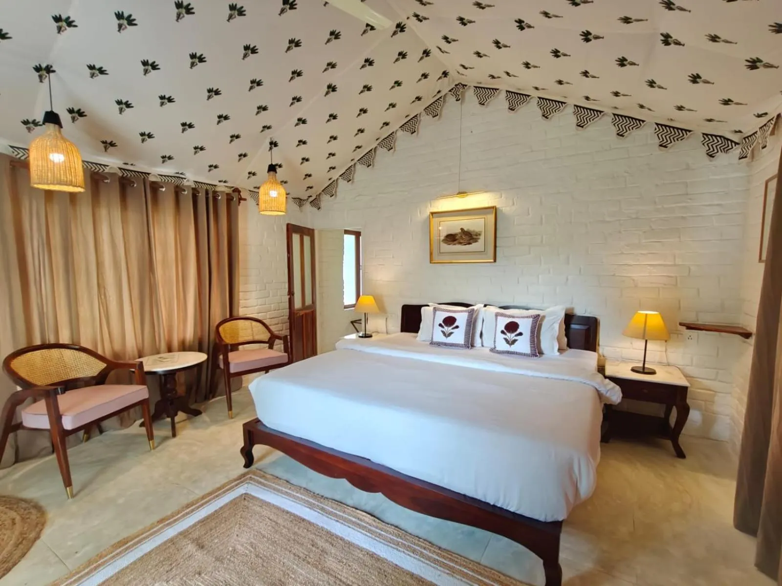 Bedroom, Bed in Camp Lands End