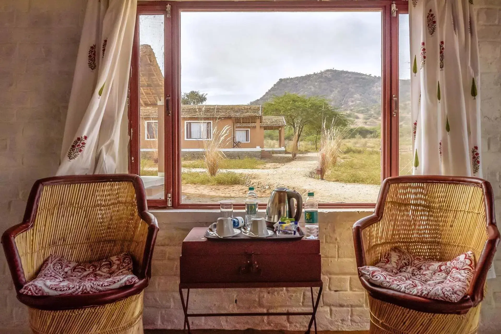 Seating area in Camp Lands End Seating area in Camp Lands End