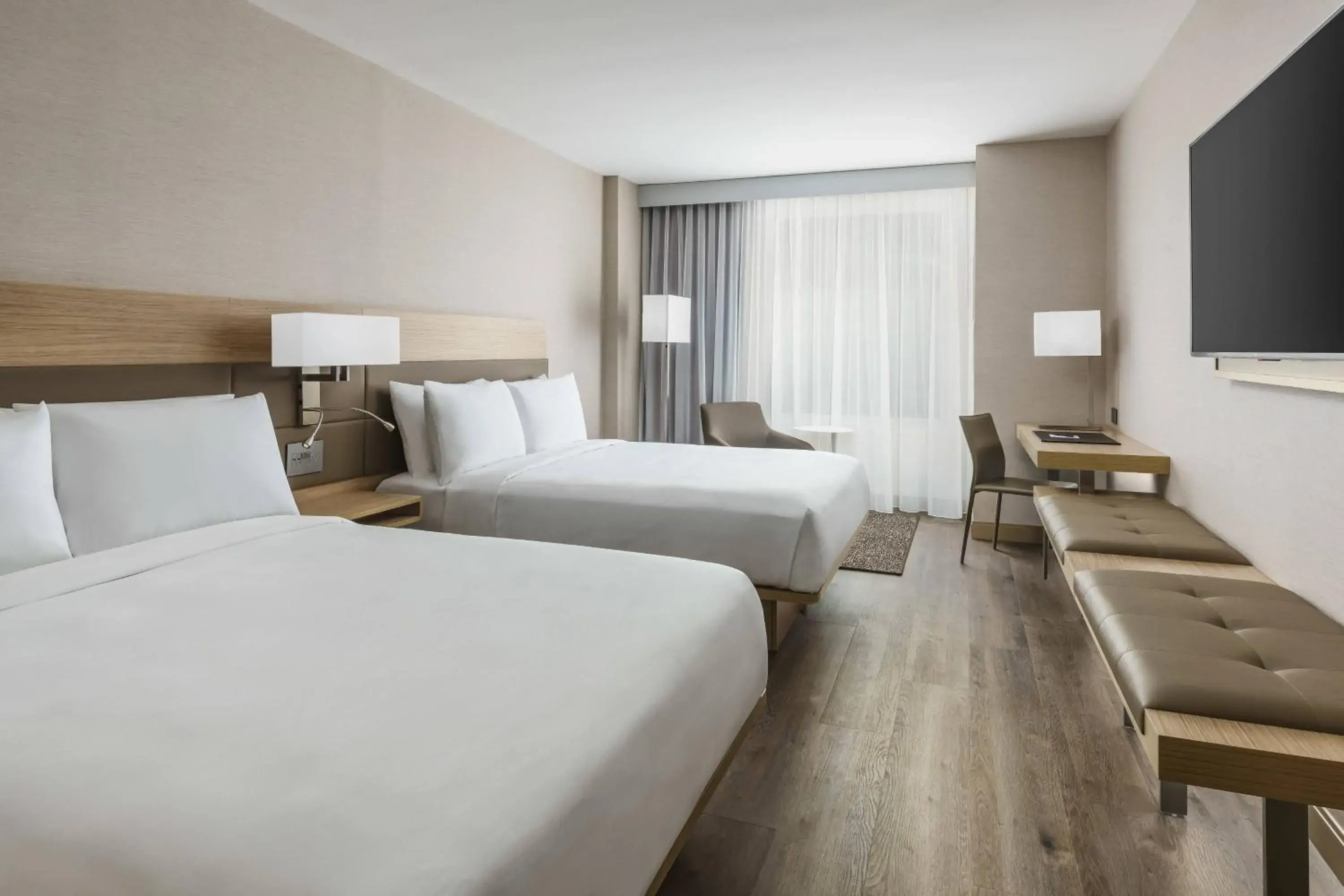 Guest room, 2 Queen beds in AC Hotel by Marriott Washington DC Downtown Guest room, 2 Queen beds in AC Hotel by Marriott Washington DC Downtown