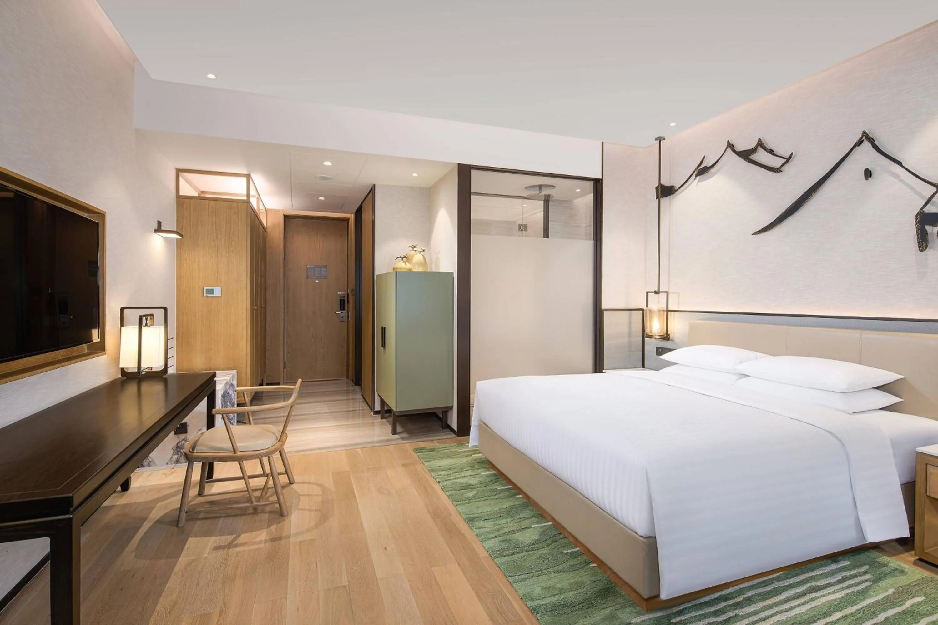 Photo of the whole room, Bed in Courtyard by Marriott Wuxi Lihu Lake