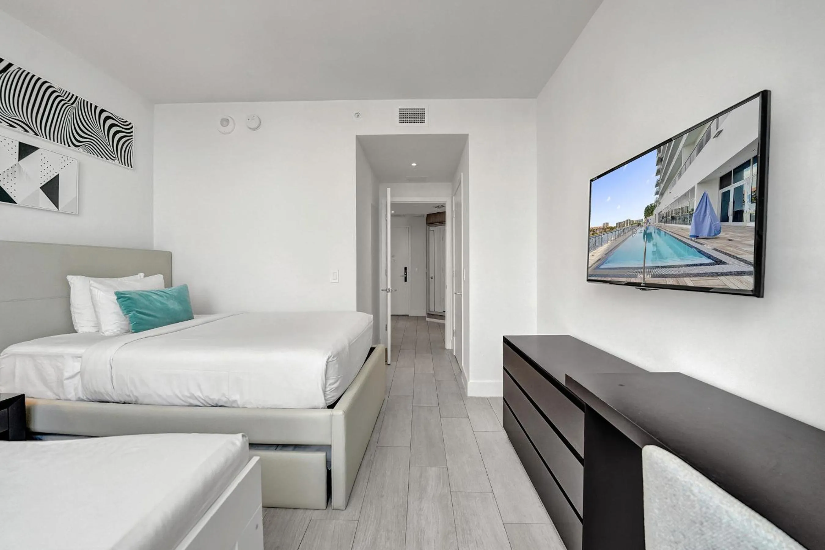 Bed in Amazing Apartments at H Beach House