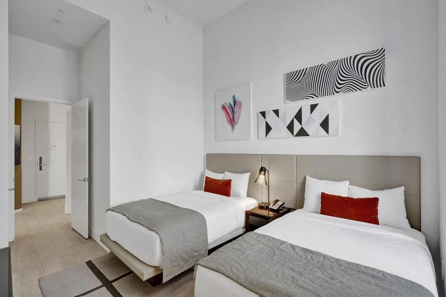 Bed in Amazing Apartments at H Beach House