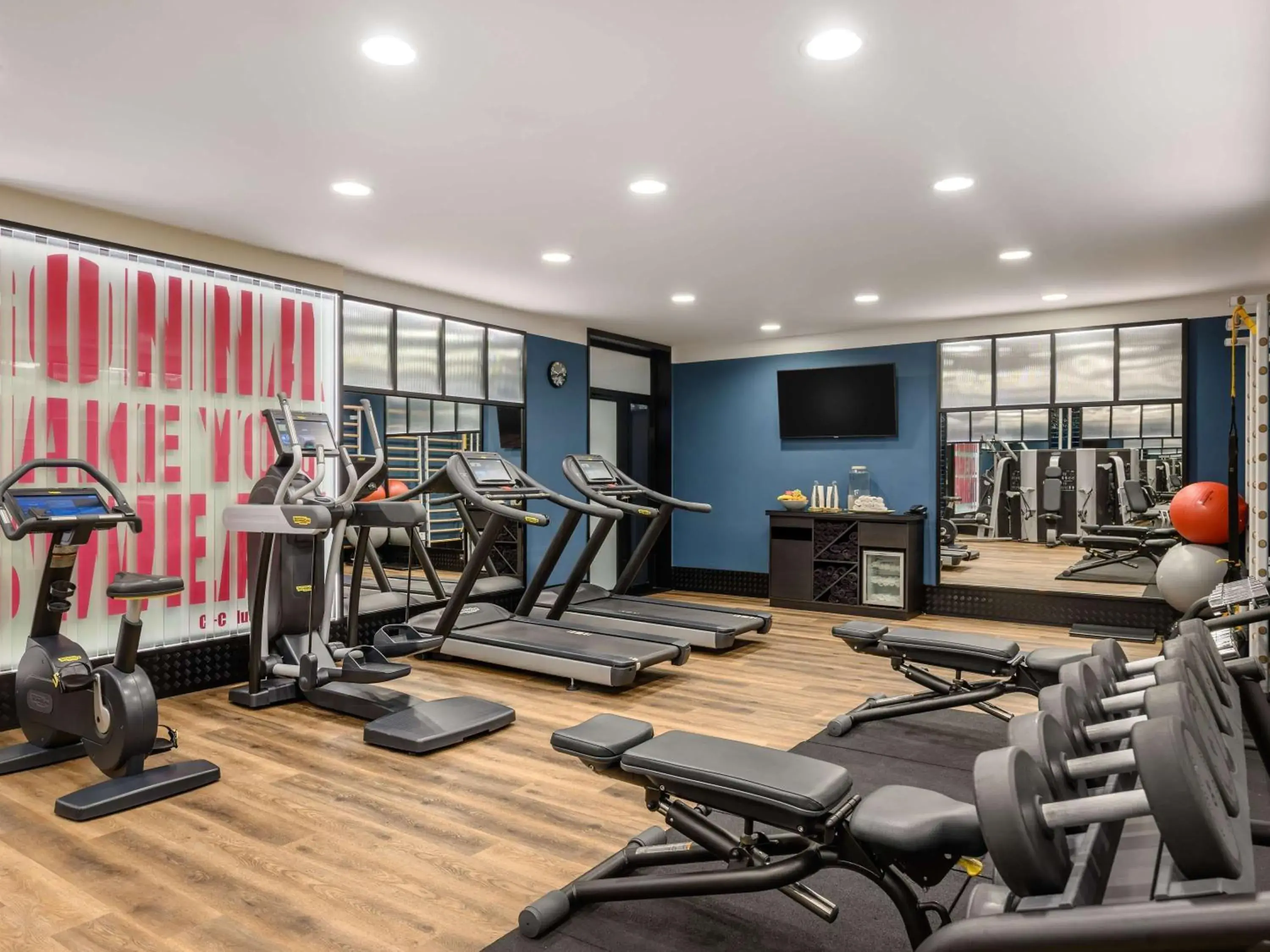 Fitness centre/facilities in Hard Rock Hotel Budapest Fitness centre/facilities in Hard Rock Hotel Budapest