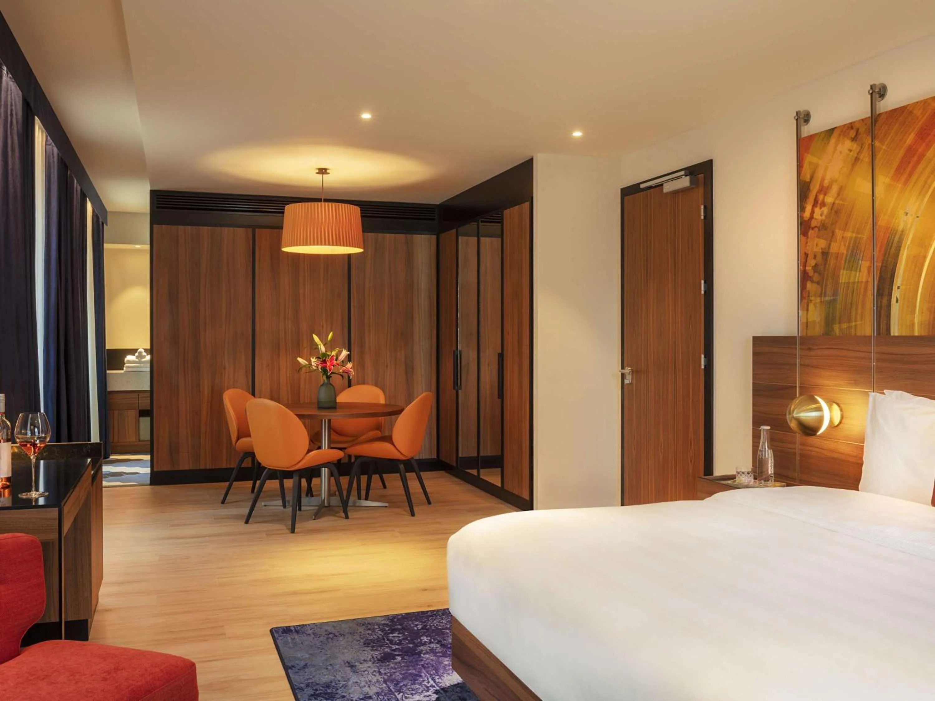 Bedroom, Bed in Hard Rock Hotel Budapest