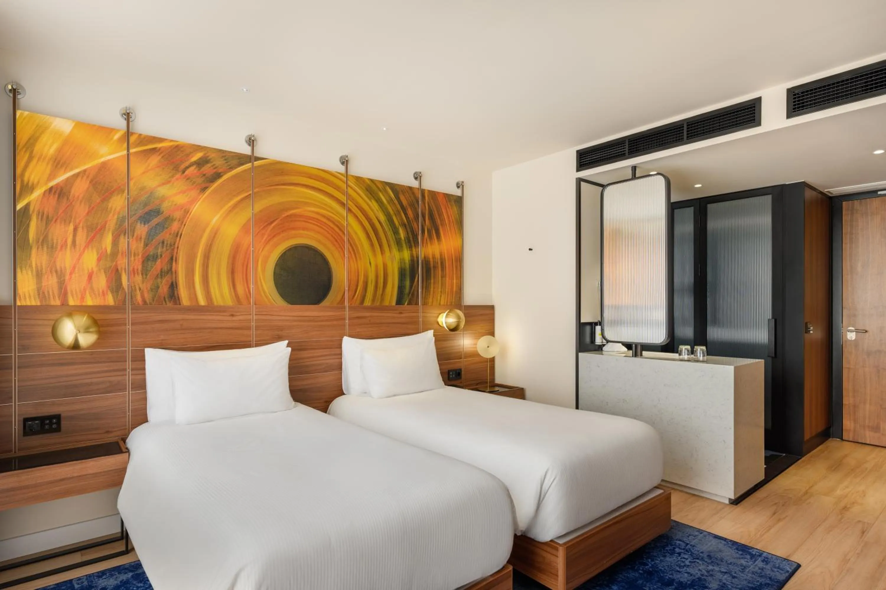 Bed in Hard Rock Hotel Budapest