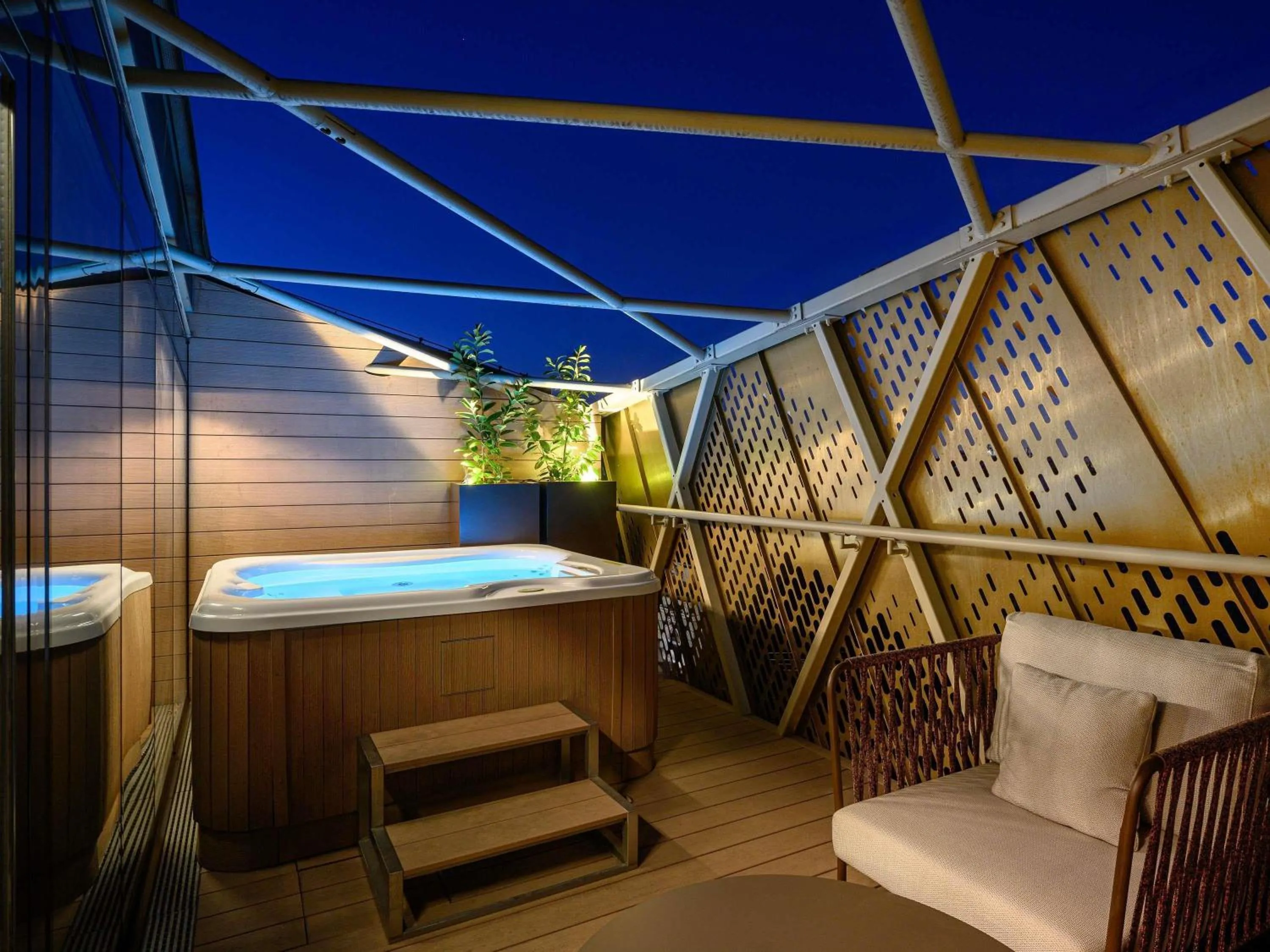 Bedroom in Pullman Budapest