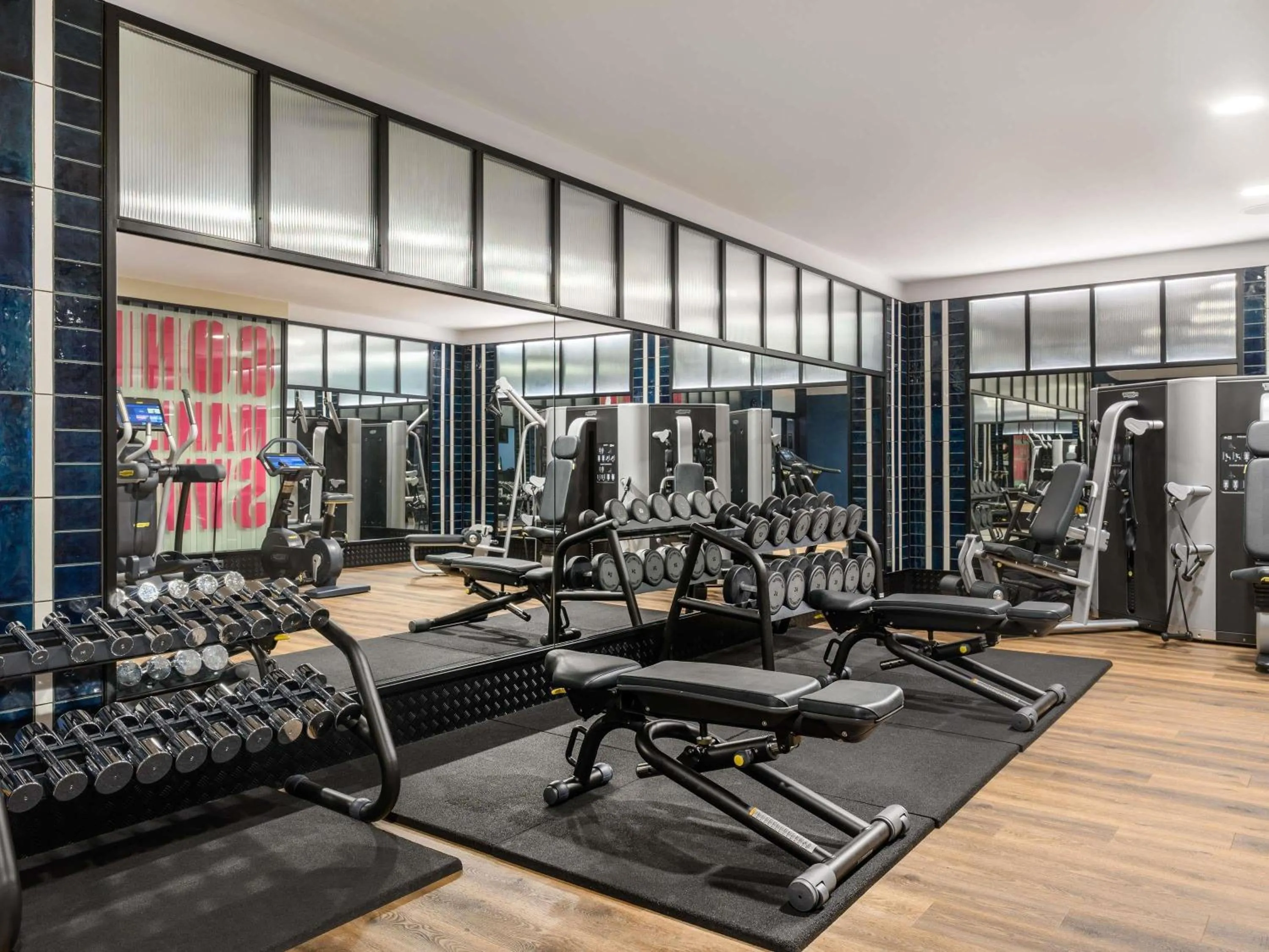 Fitness centre/facilities in Pullman Budapest