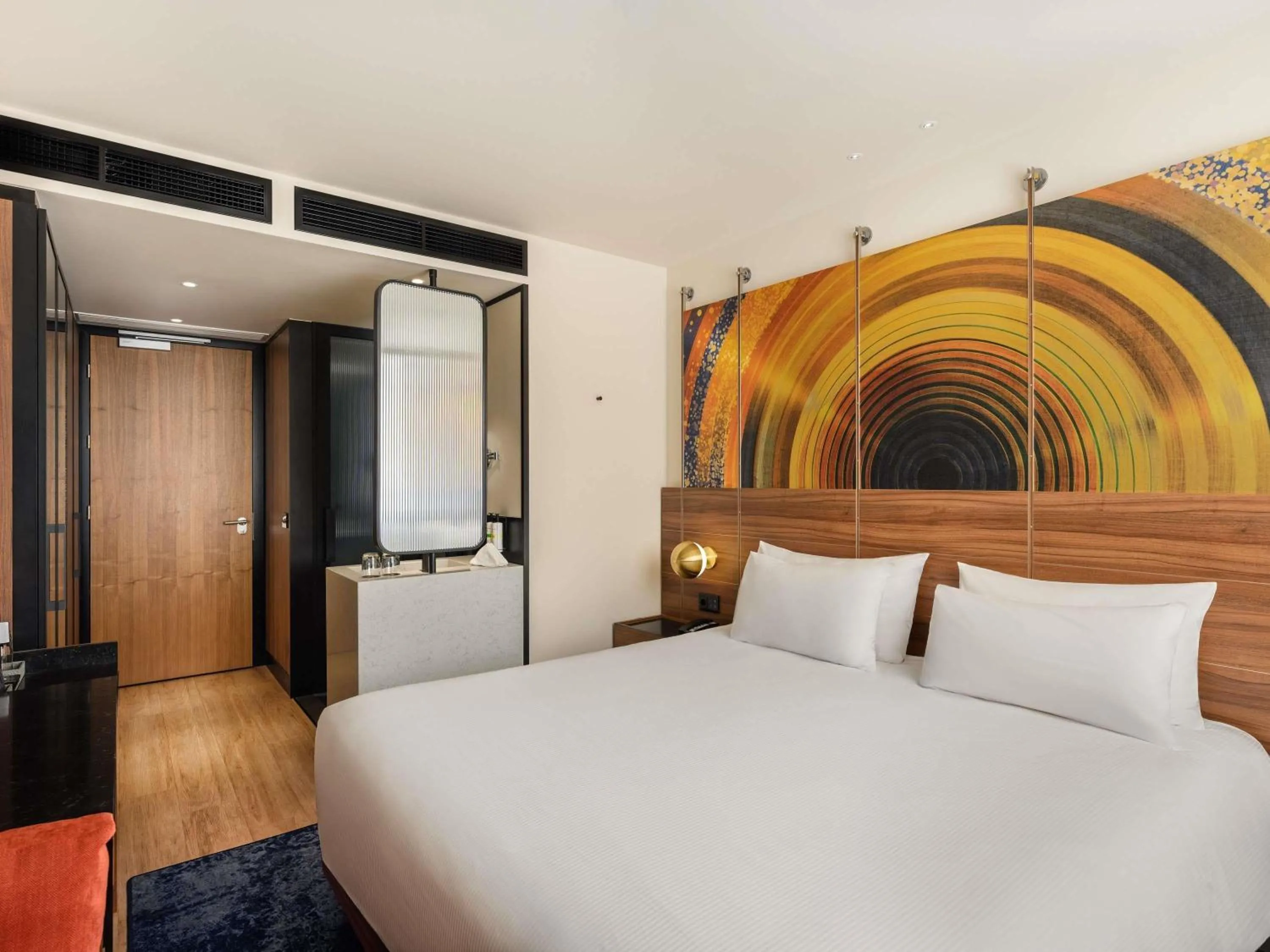 Bedroom, Bed in Pullman Budapest