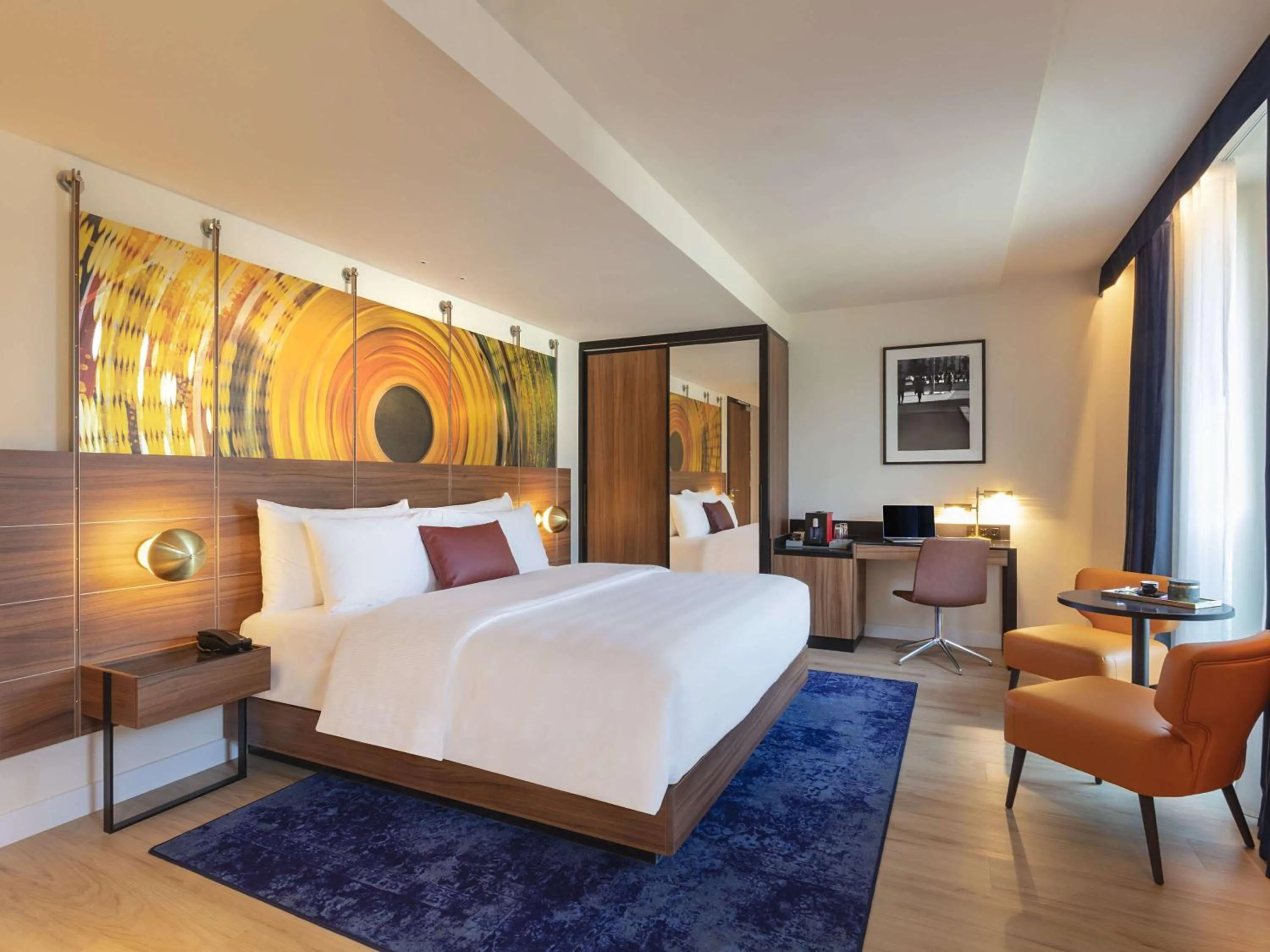 Bedroom, Bed in Hard Rock Hotel Budapest