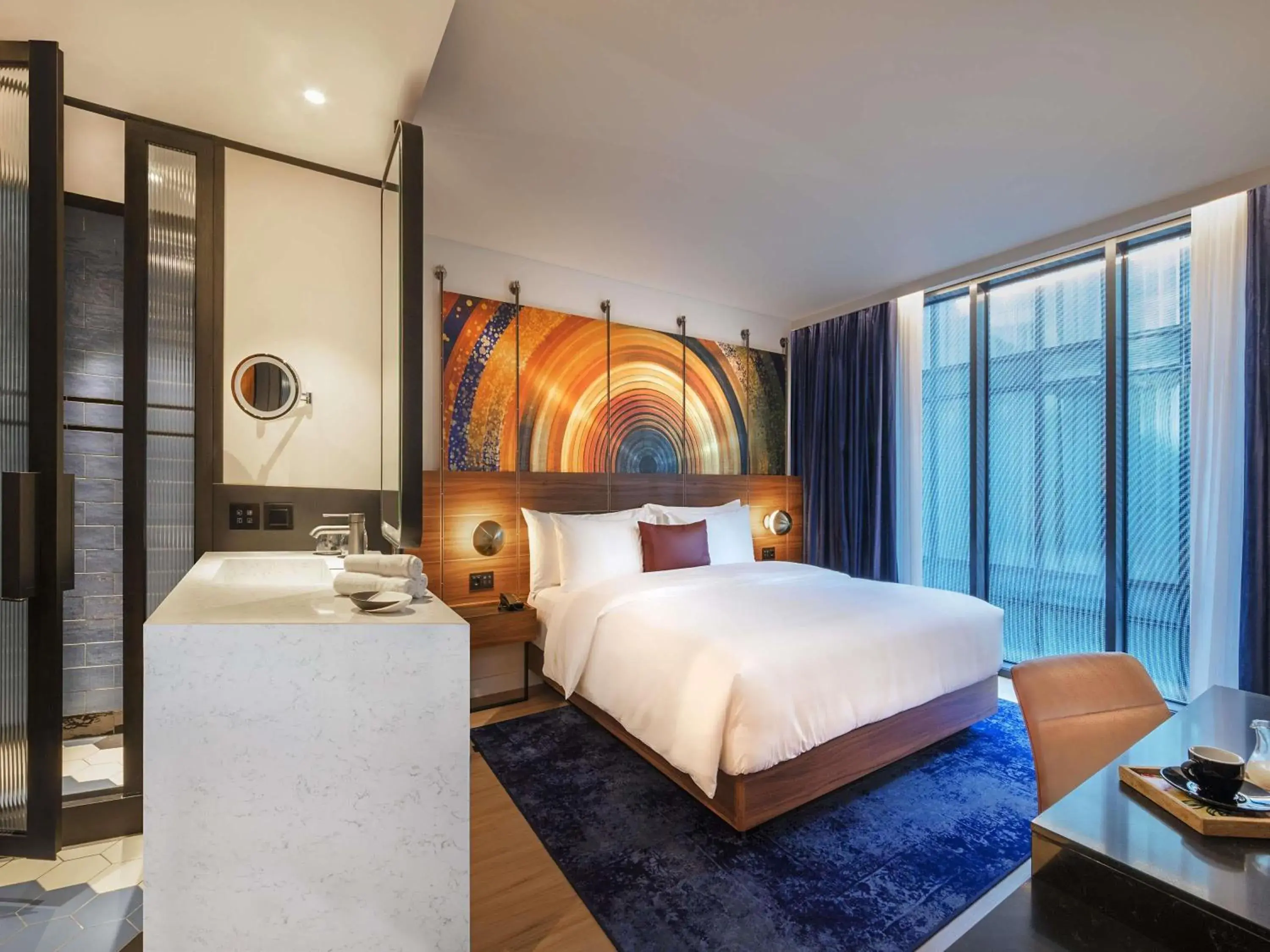 Property building, Bed in Pullman Budapest Property building, Bed in Pullman Budapest